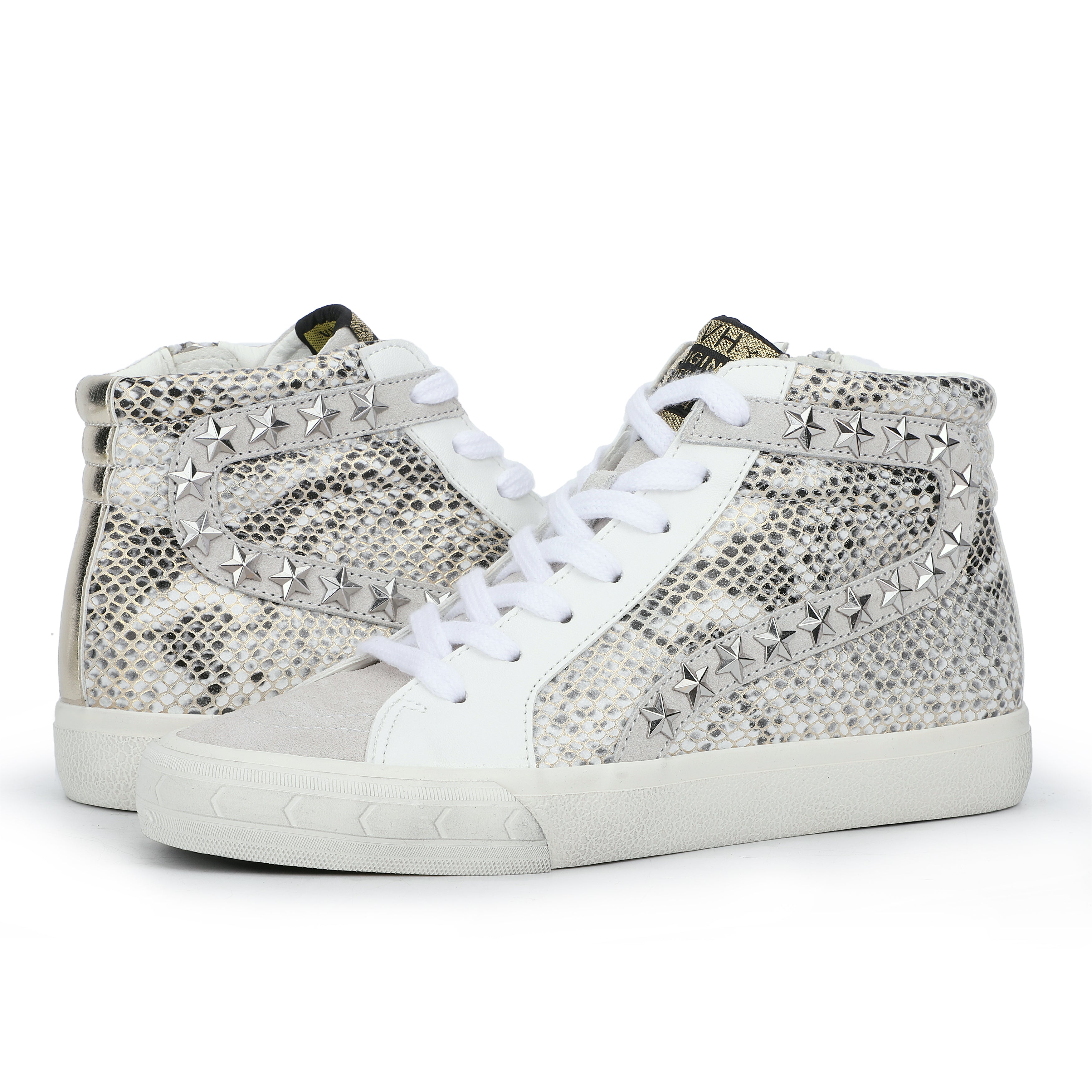 Kate High Gold Snake Multi Footwear from Vintage Havana, view 3