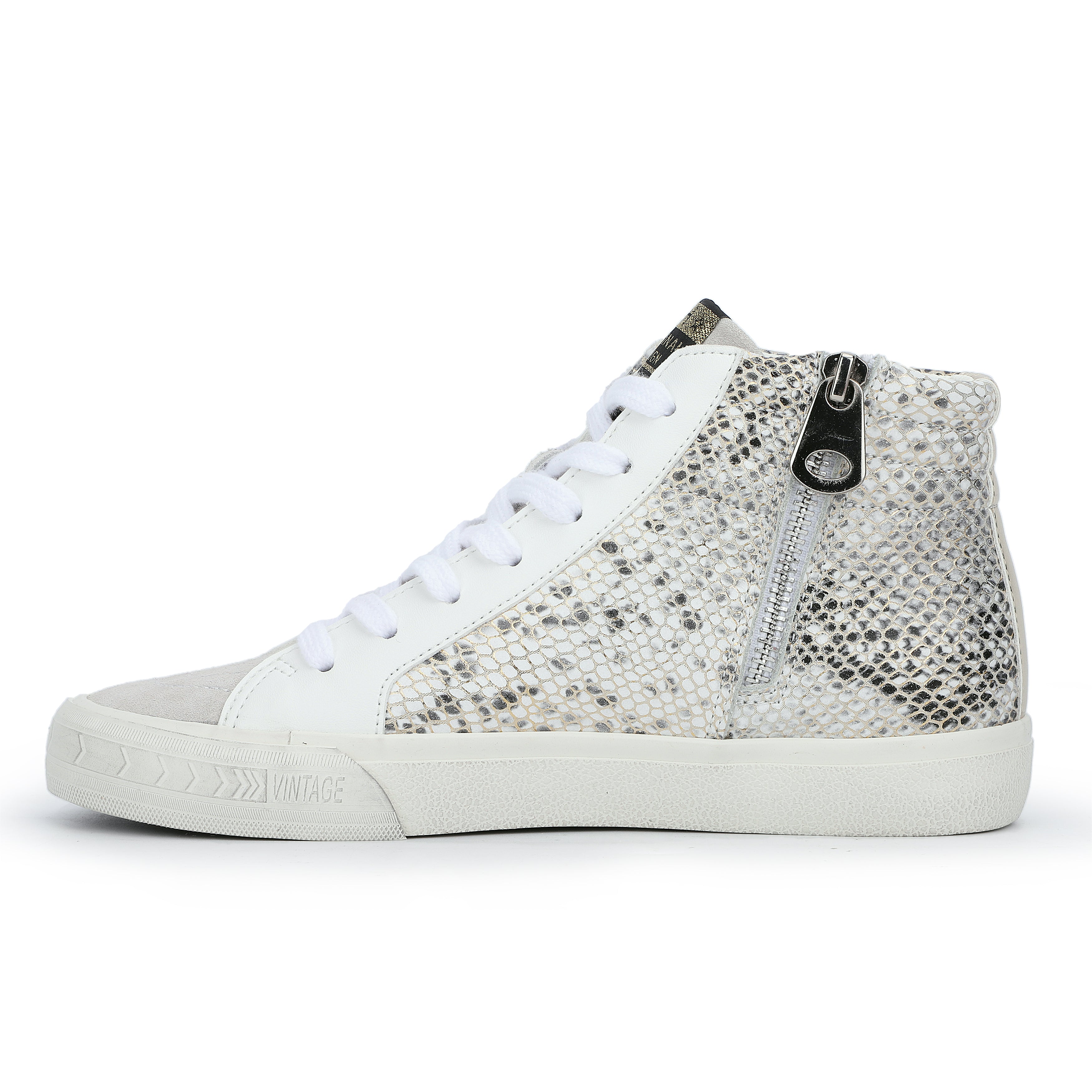 Kate High Gold Snake Multi Footwear from Vintage Havana, view 4
