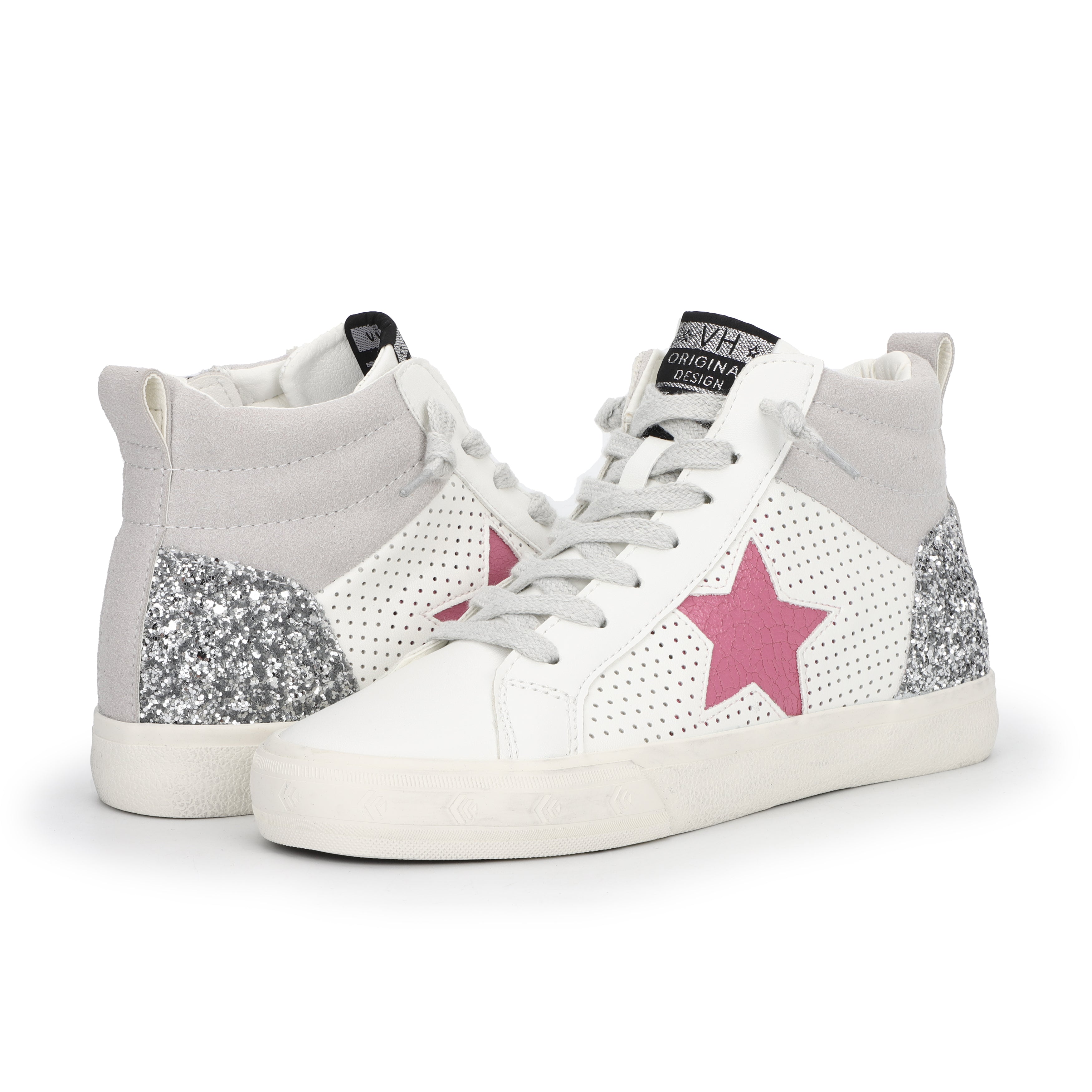 LESTER - WHITE GREY PINK