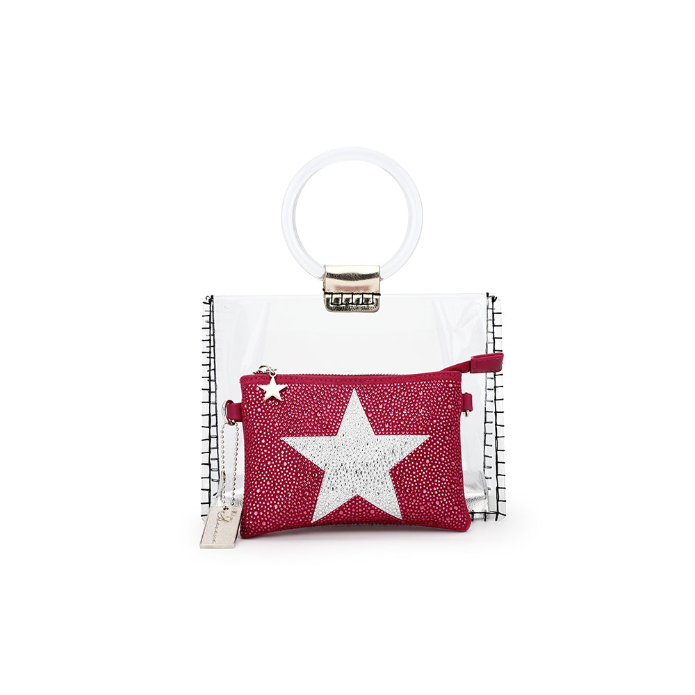 MINI MOLLY - FUCHSIA RHINESTONE MULTI