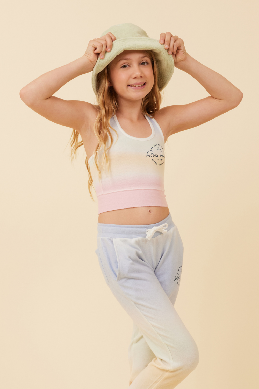 Sunstruck Ombre Racerback Crop Top