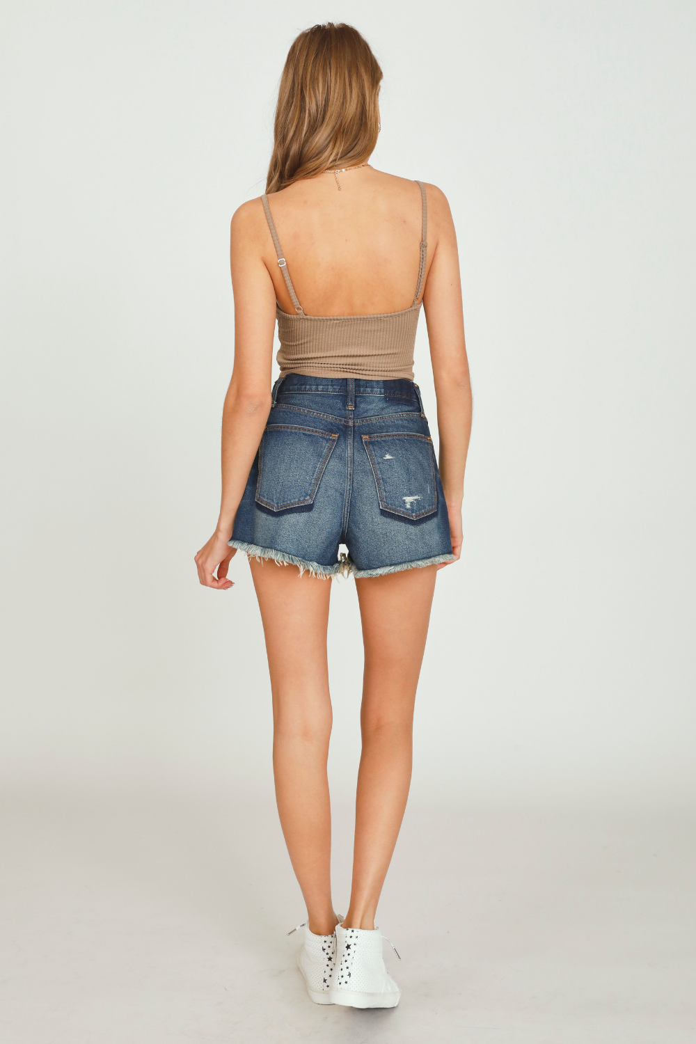 Mushroom Double Twist Front Top