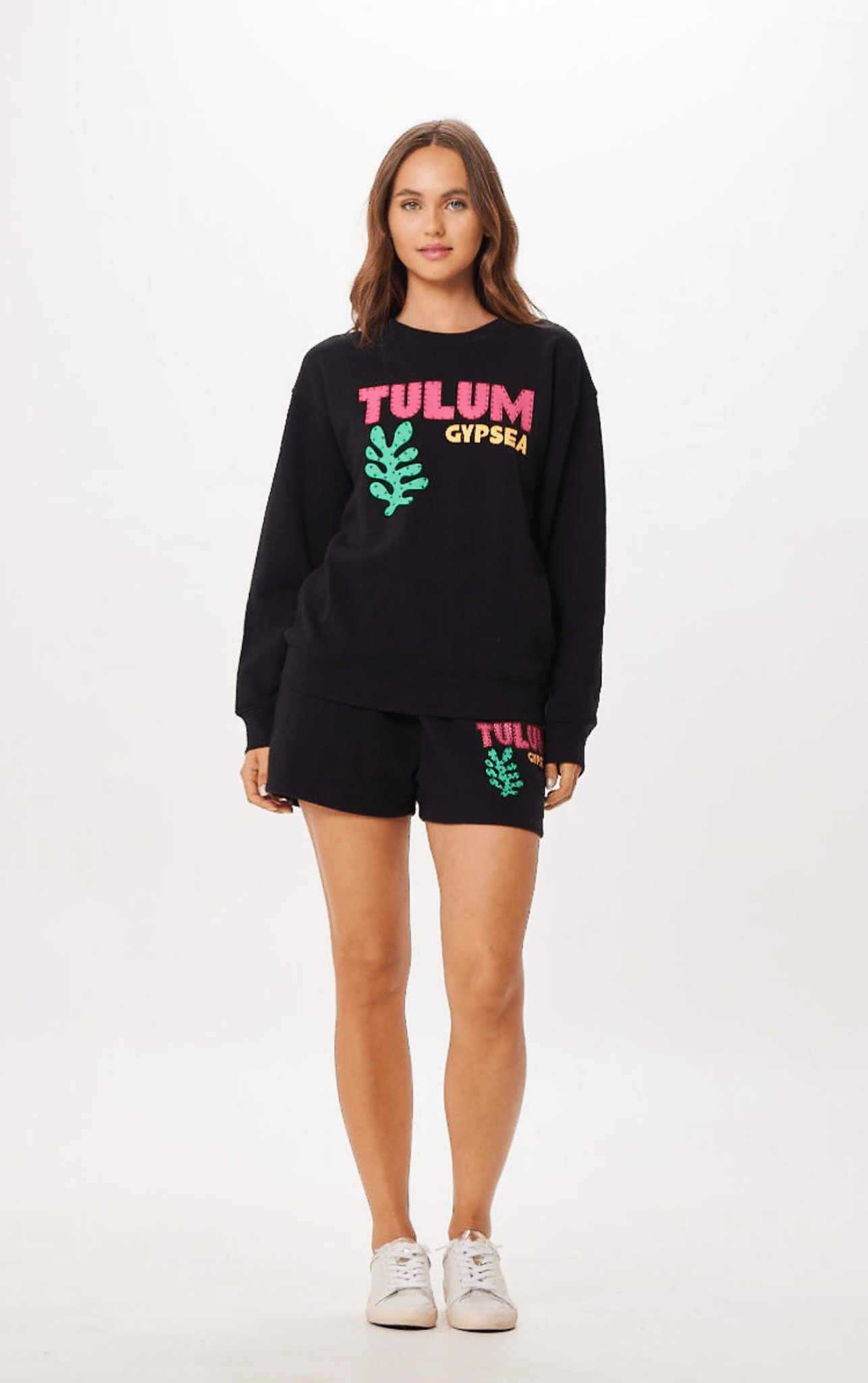Black Tulum Jet Setter Surf Wash Shorts