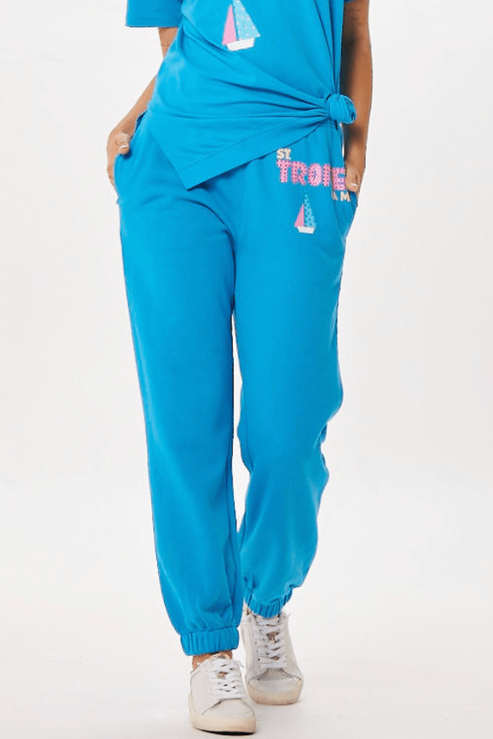 Bright Blue St. Tropez Jet Setter Surf Wash Jogger Small Bright Blue