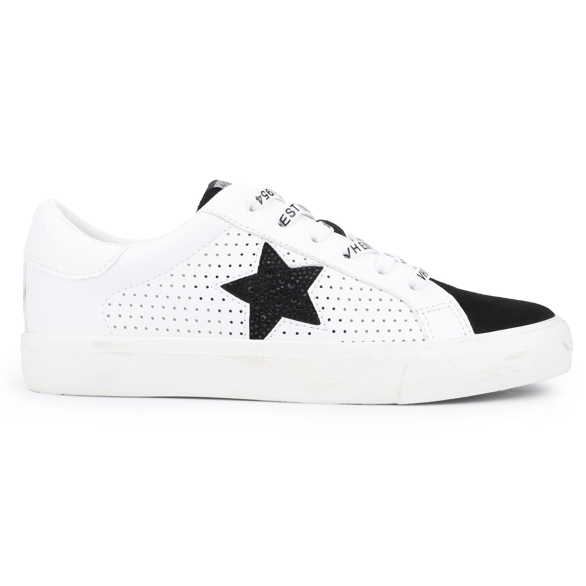 Grande - White Black Rhinestones