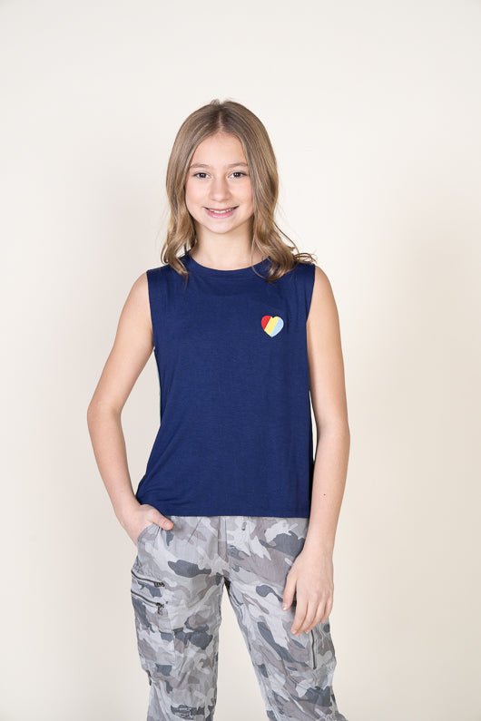 HEART AND STRIPES TANK