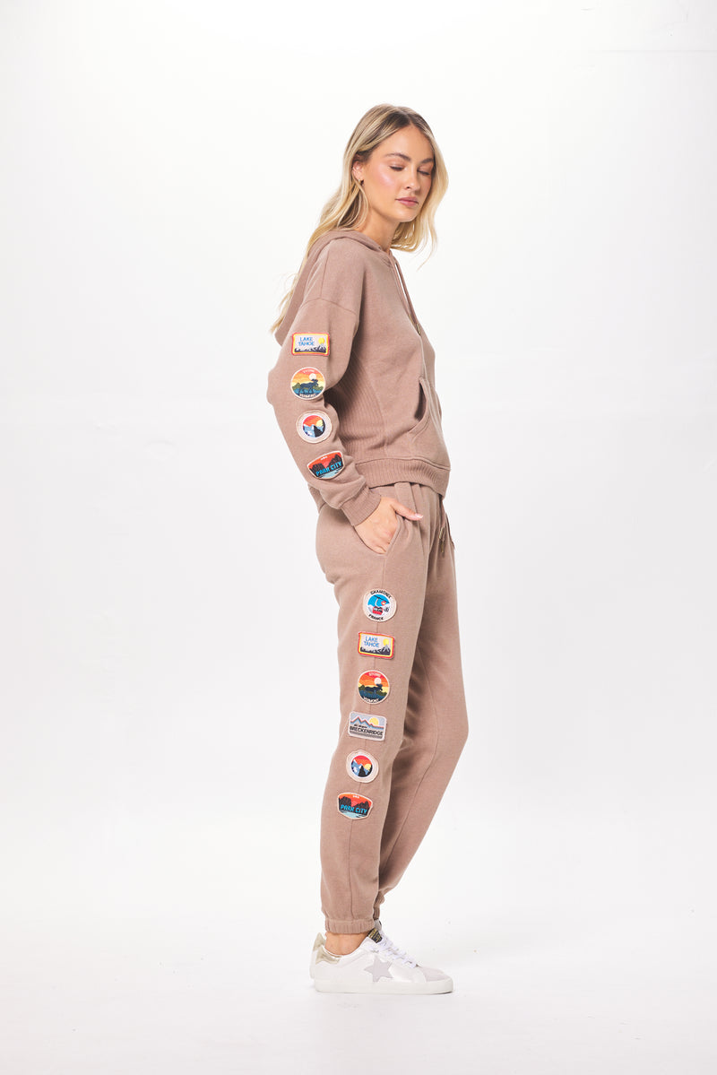 Toasted Almond Winter Fleece Jogger
