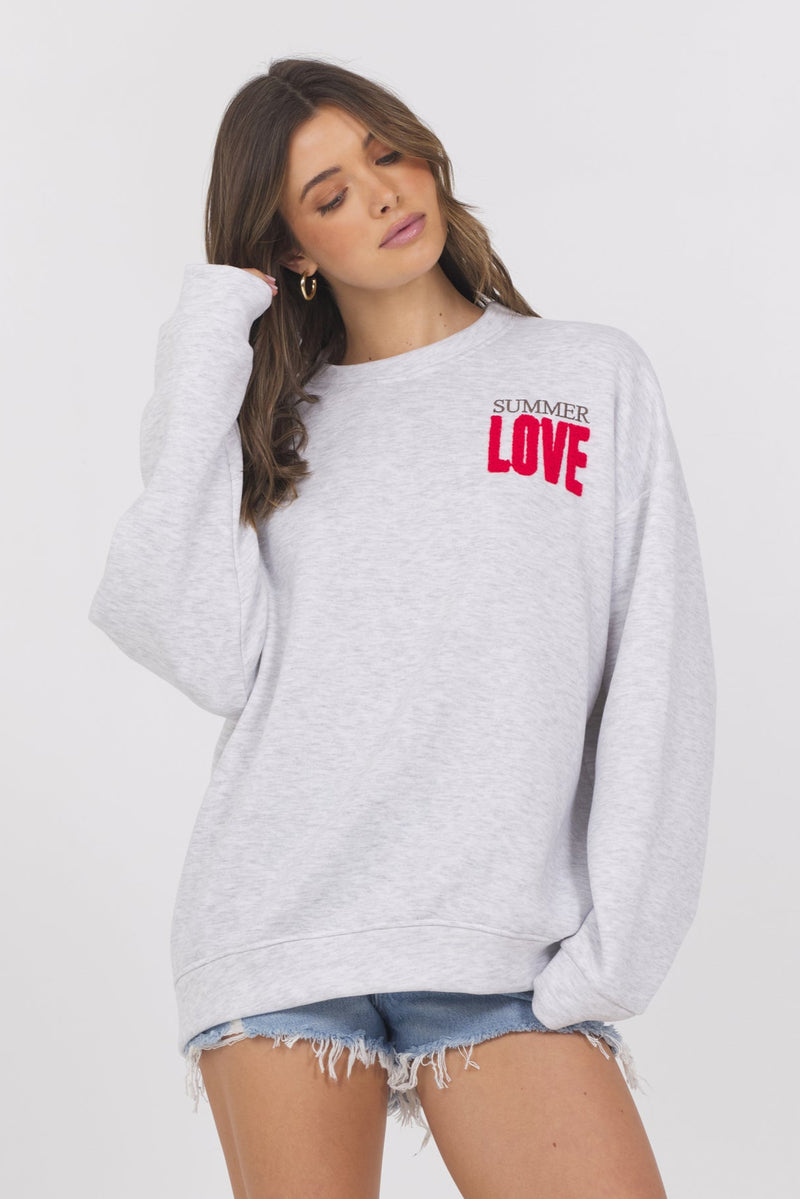 Summer Love Fleece Crewneck