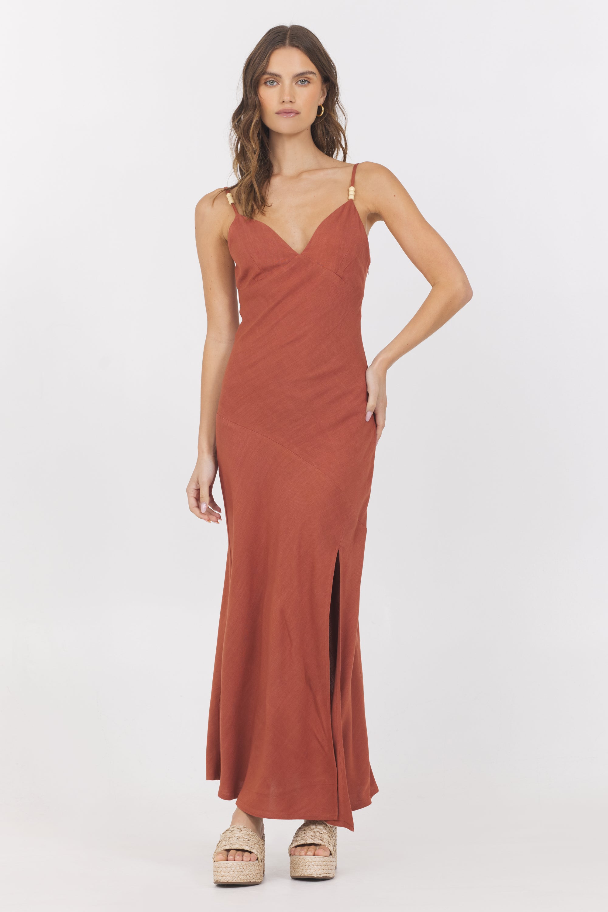 Linen Maxi Dress