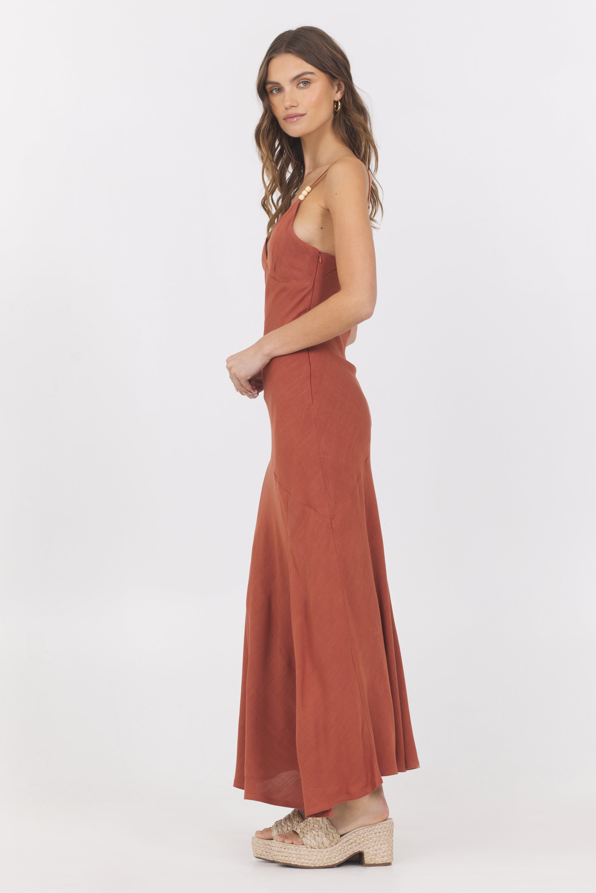 Linen Maxi Dress