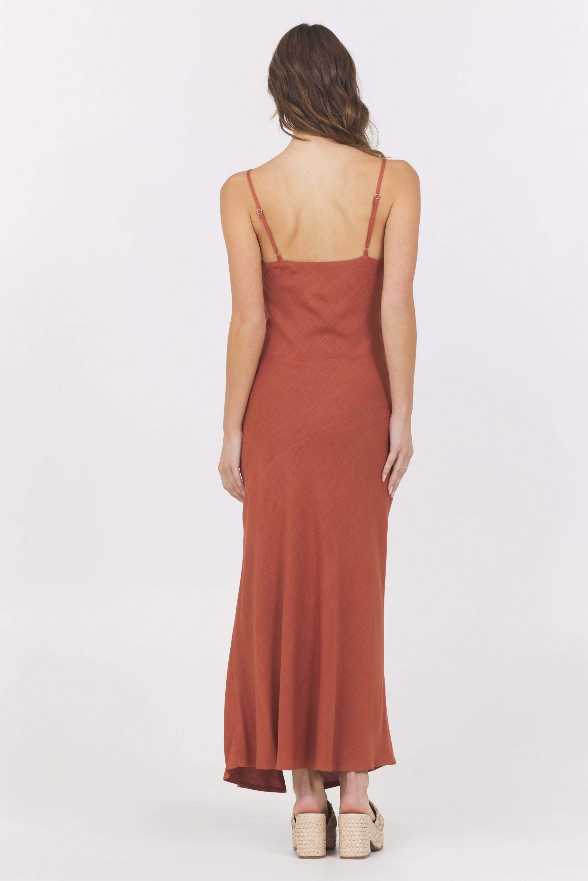Linen Maxi Dress