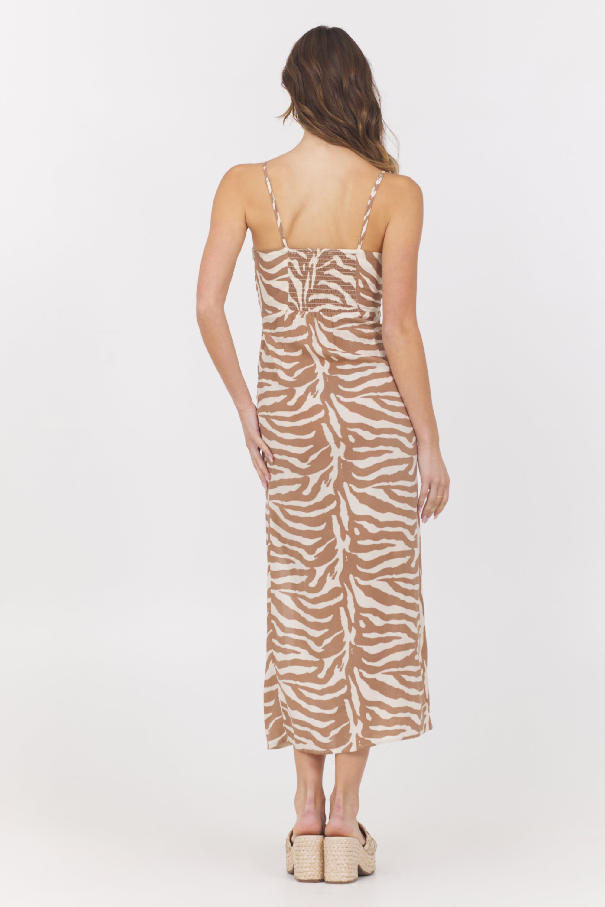 Woven Cut Out Dress