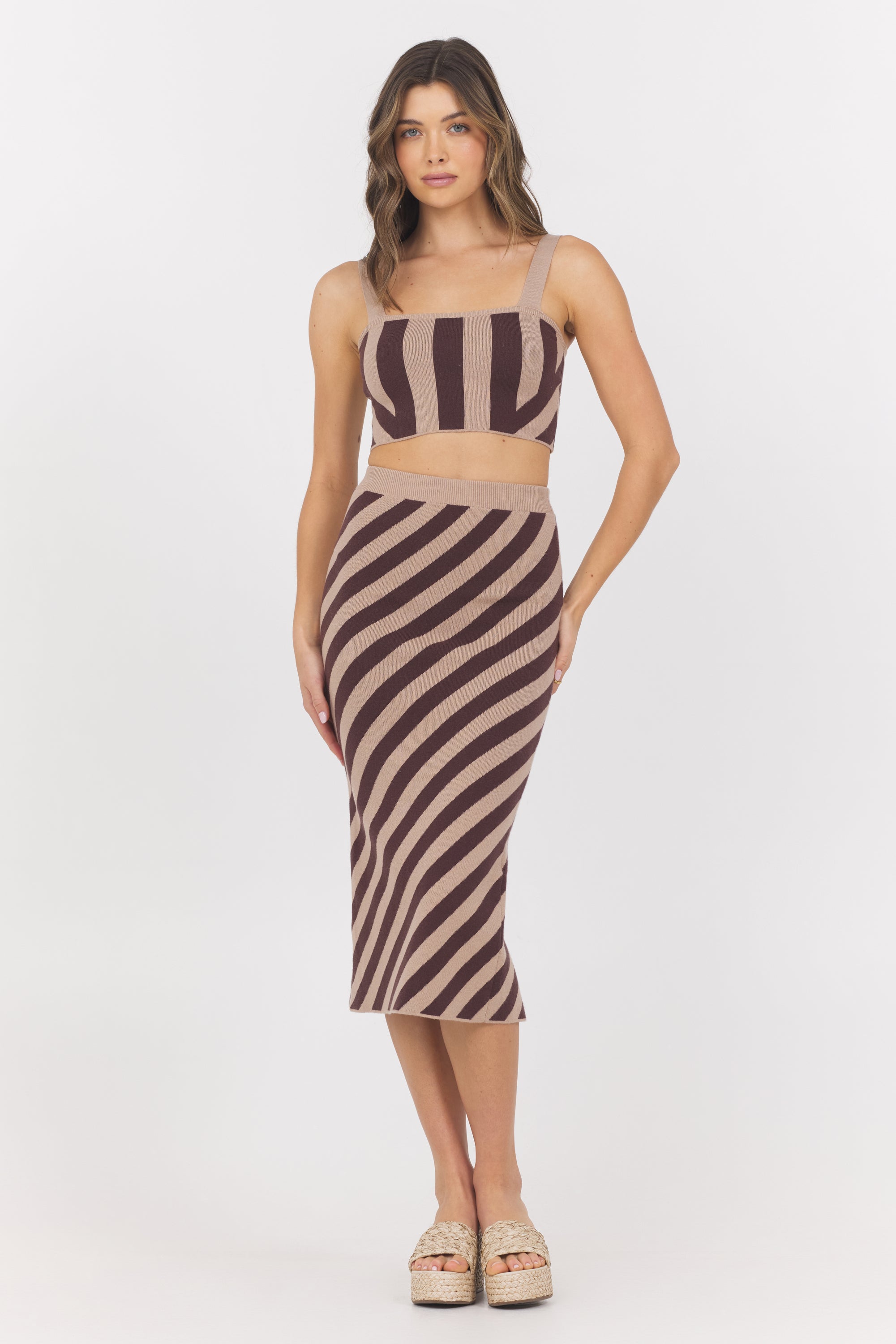 Striped Knit Tank