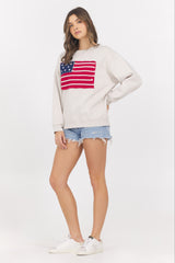 American Flag Crewneck