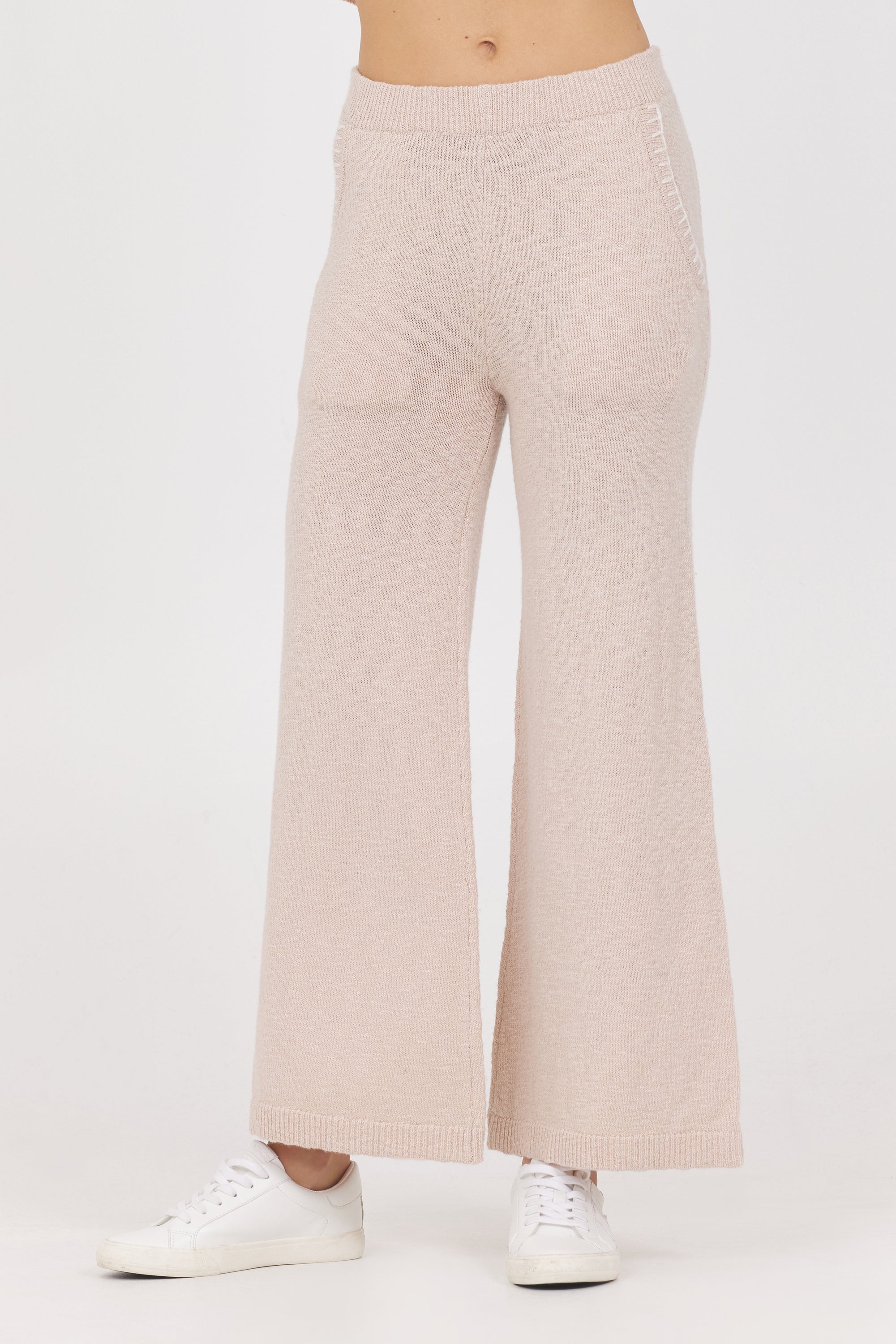 Knit Pants w/ Whipstitch