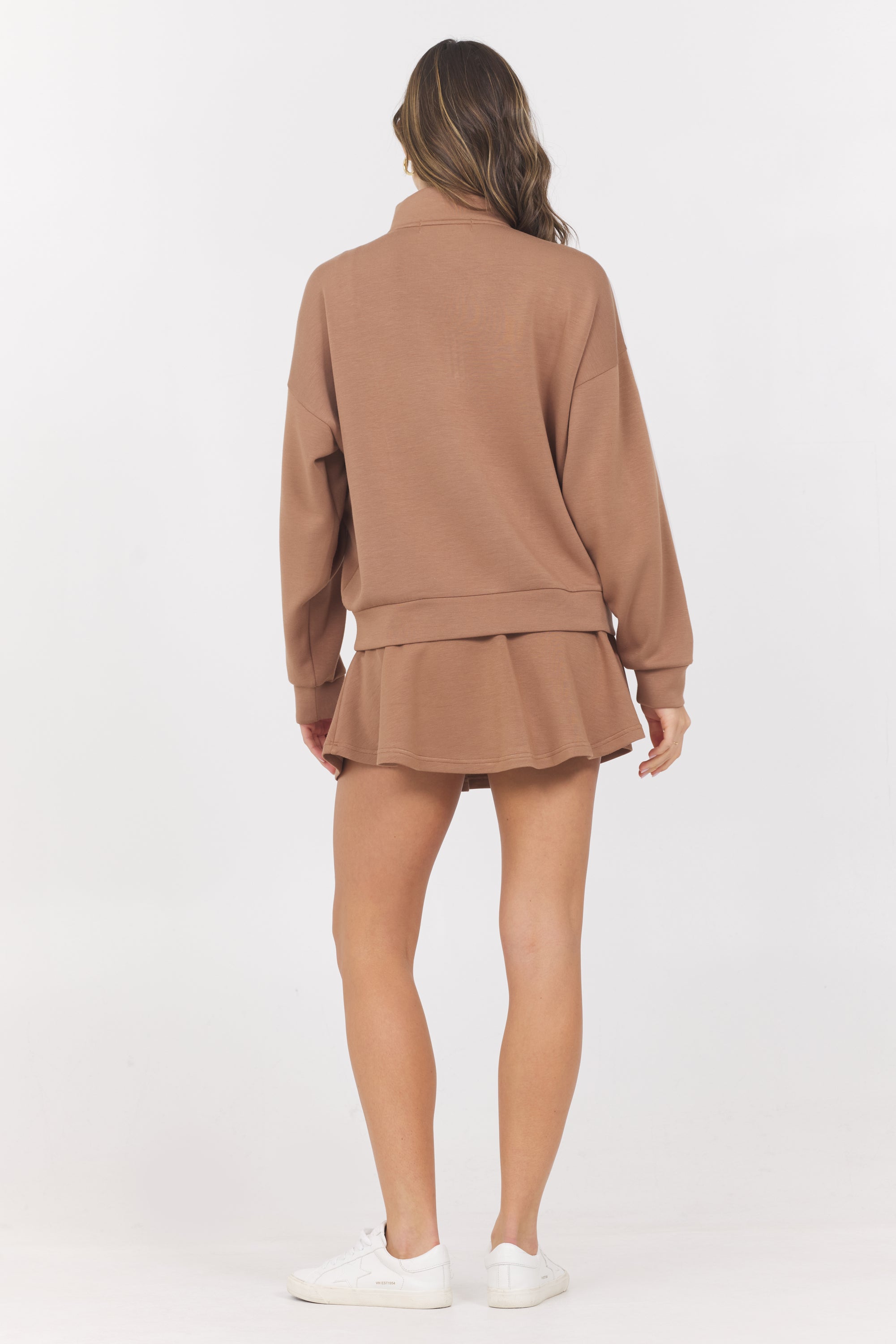 Cloud w/ Piping Quarter Zip