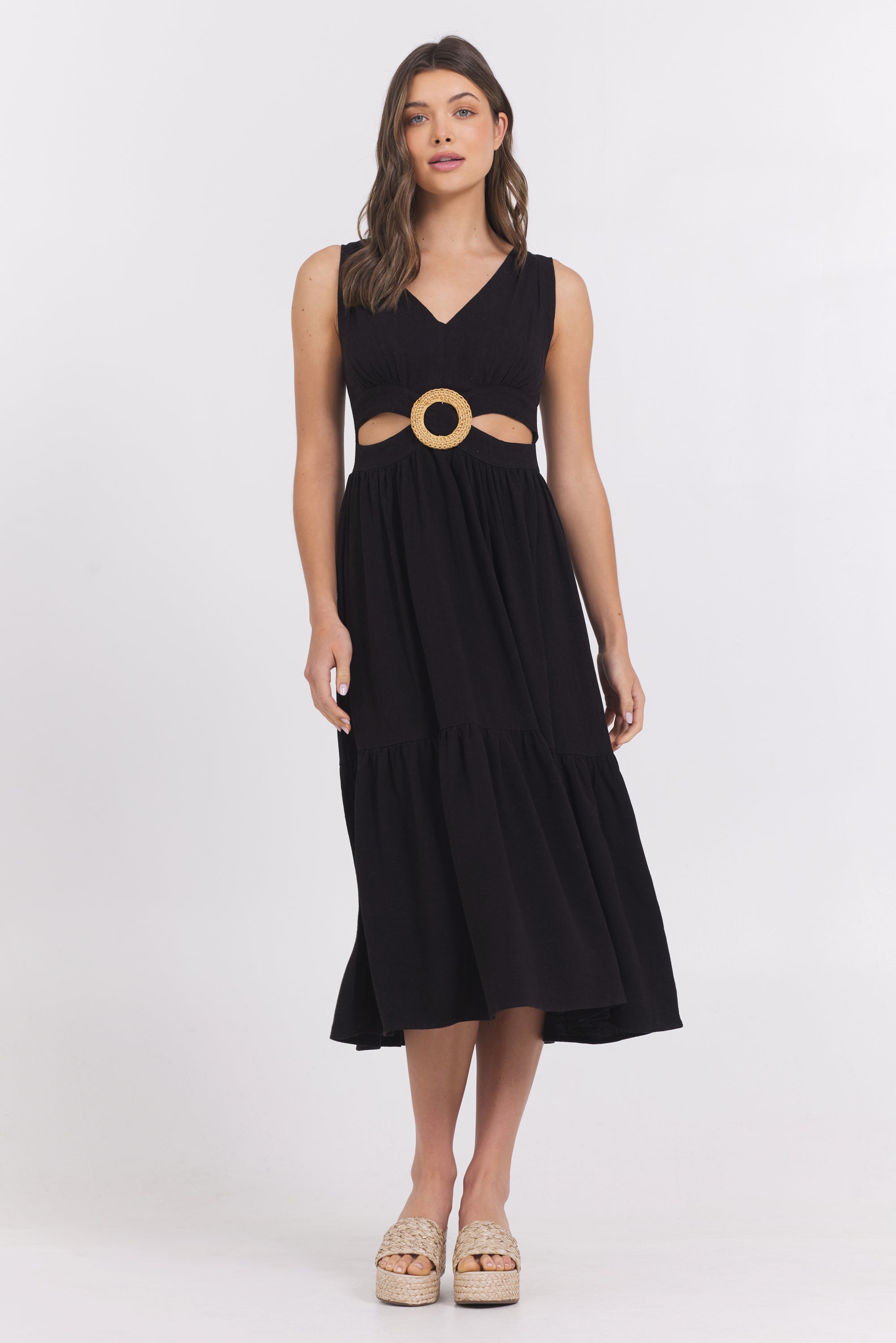 Linen Maxi Dress