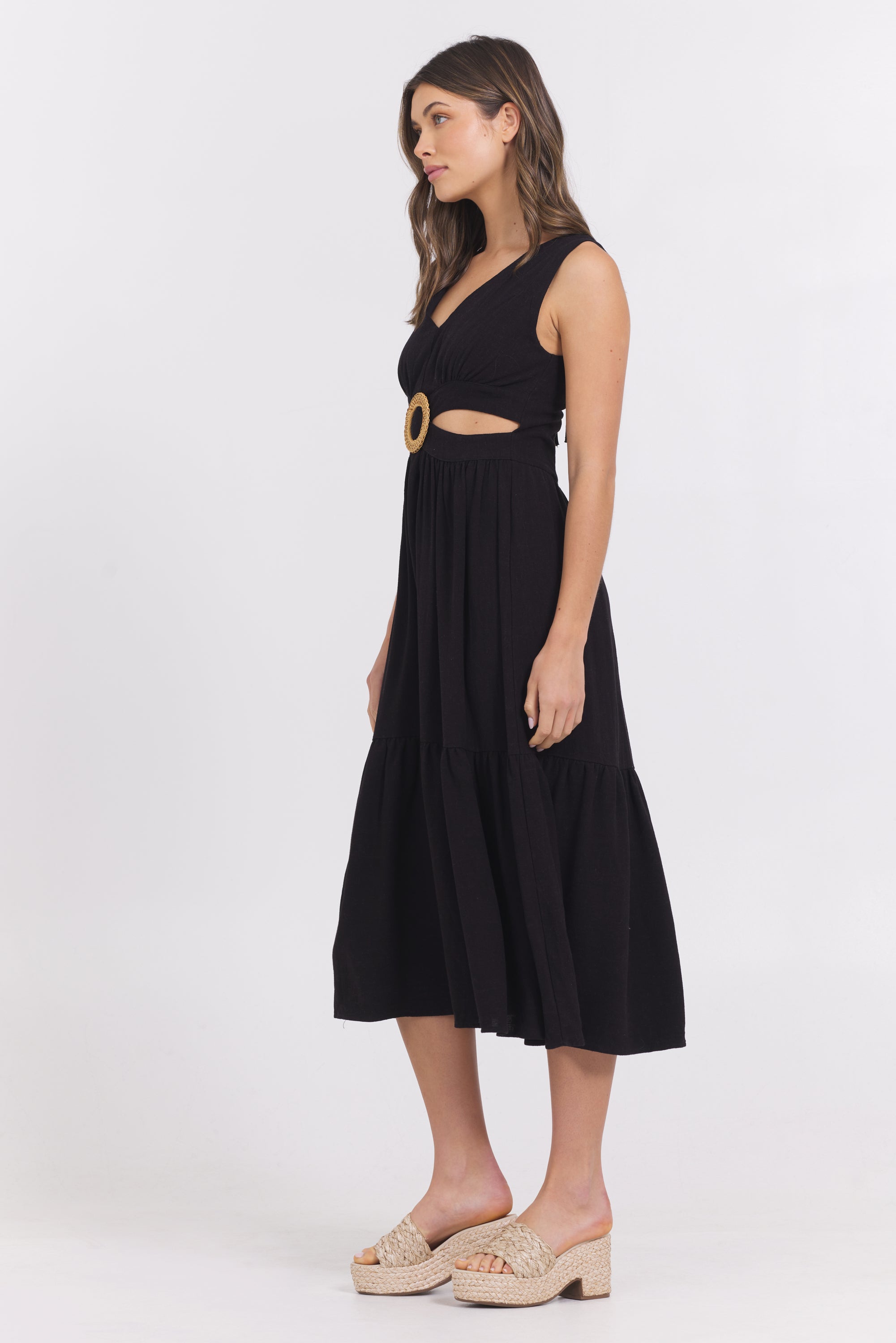 Linen Maxi Dress