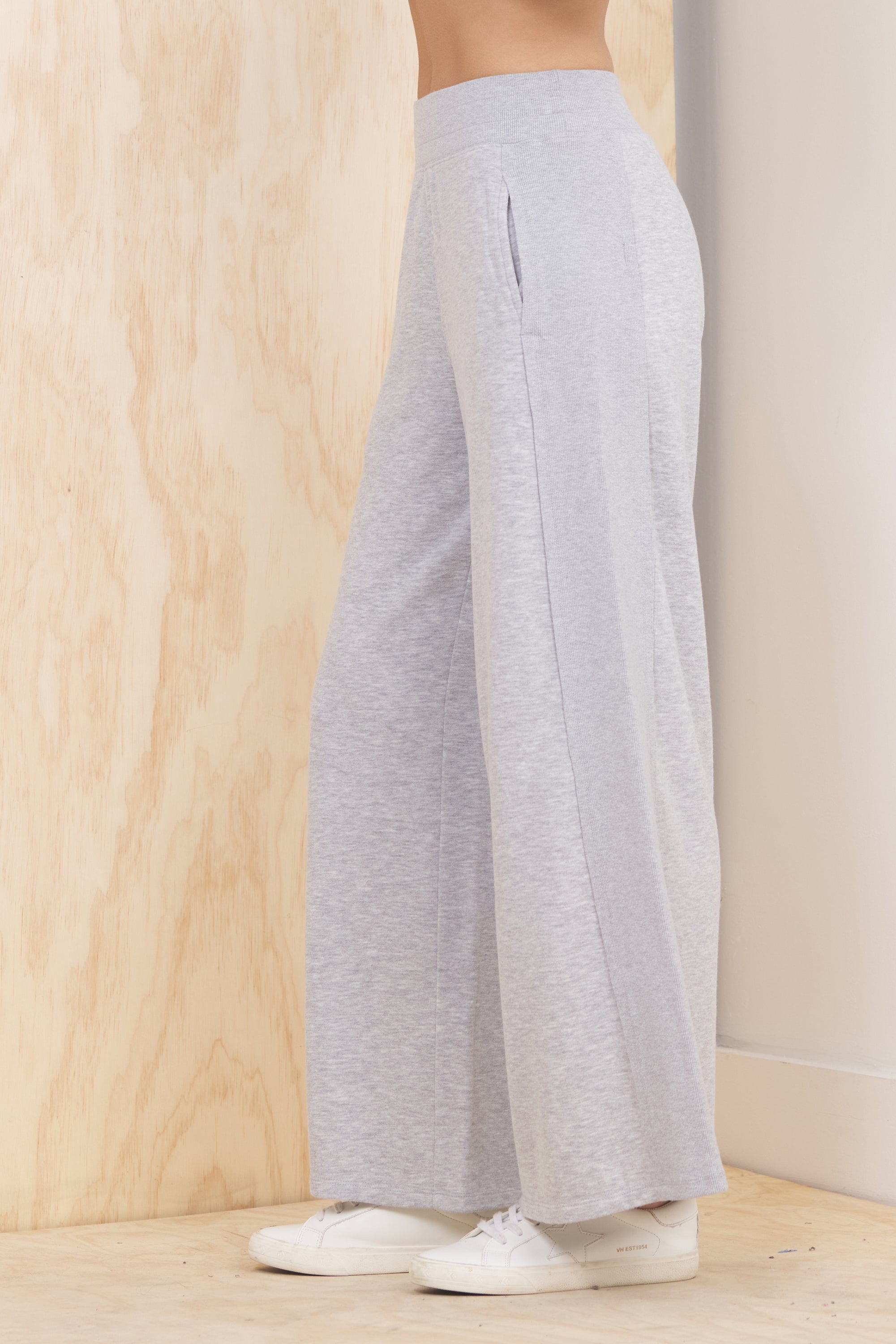 Jersey Seamed Flared Pant