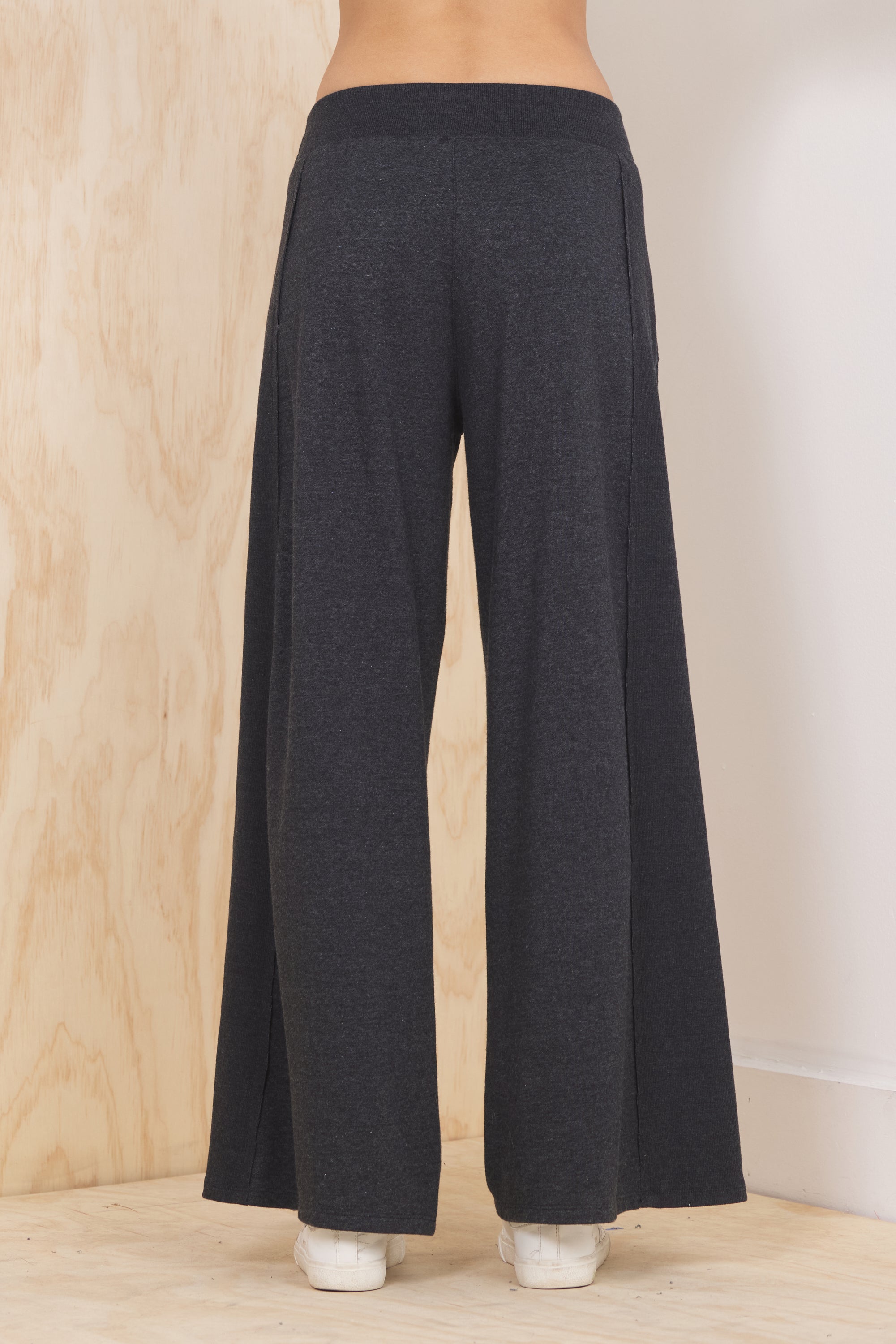 Jersey Seamed Flared Pant