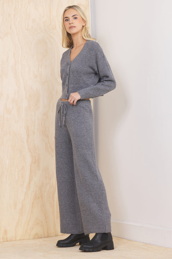 Terry Tee Dress Heather Grey