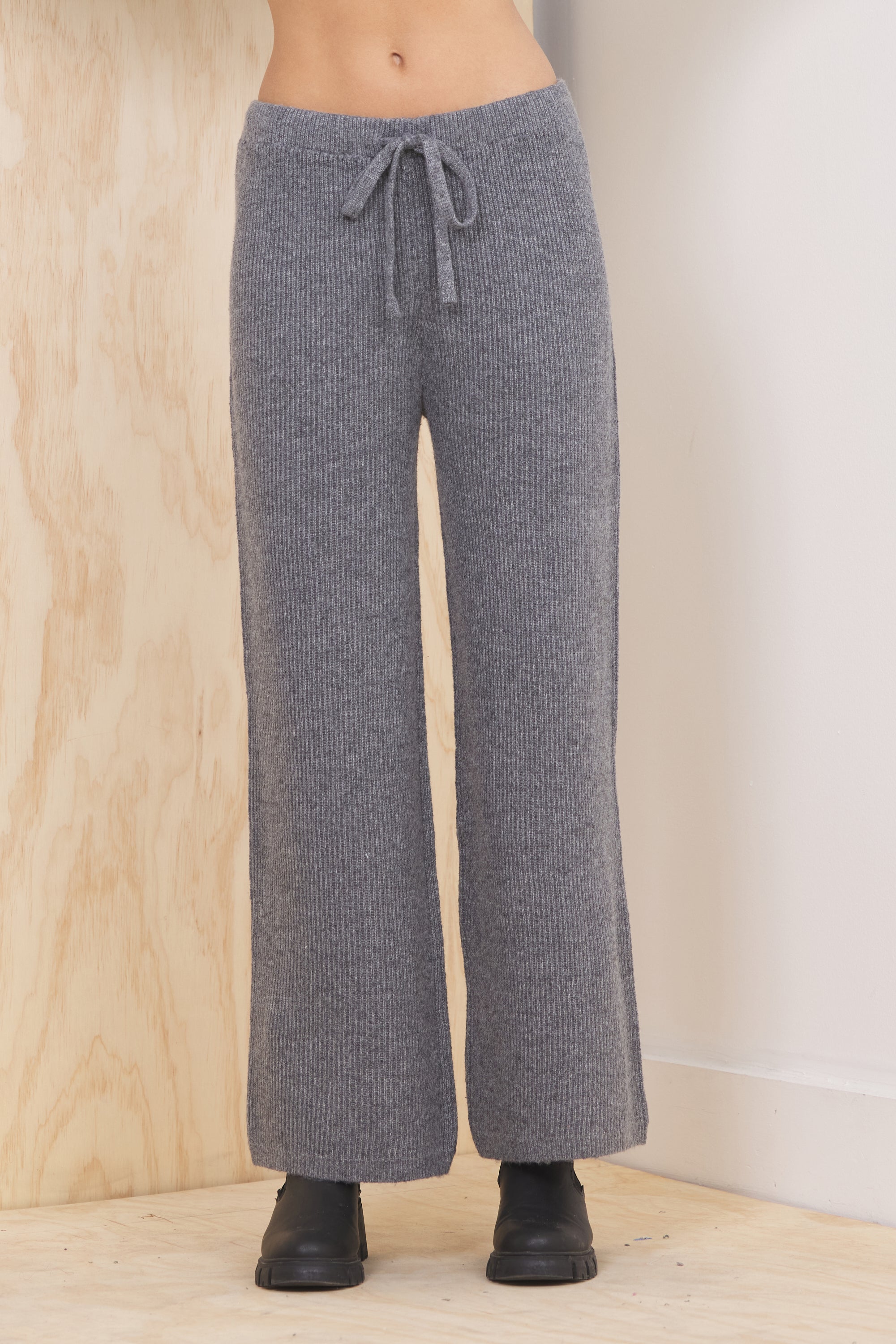 Sweater Terry Wide Leg Pant