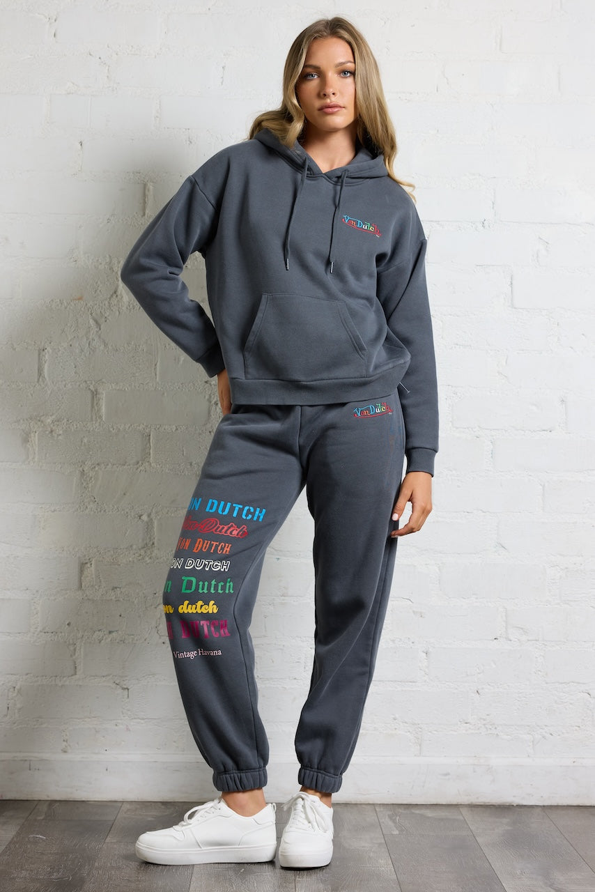 Von Dutch Hoodie with Multi Print