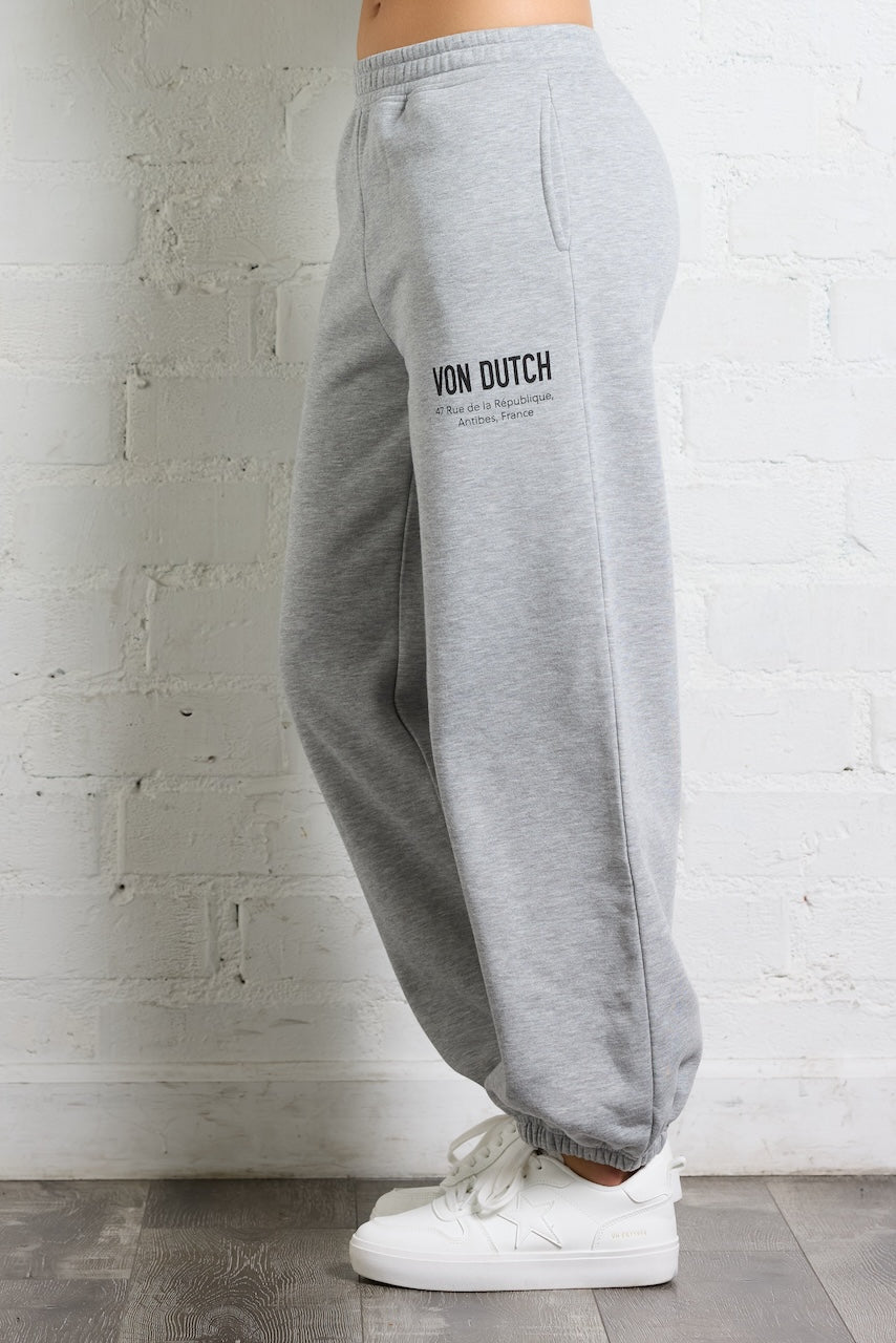Von Dutch Jogger in Heather Grey