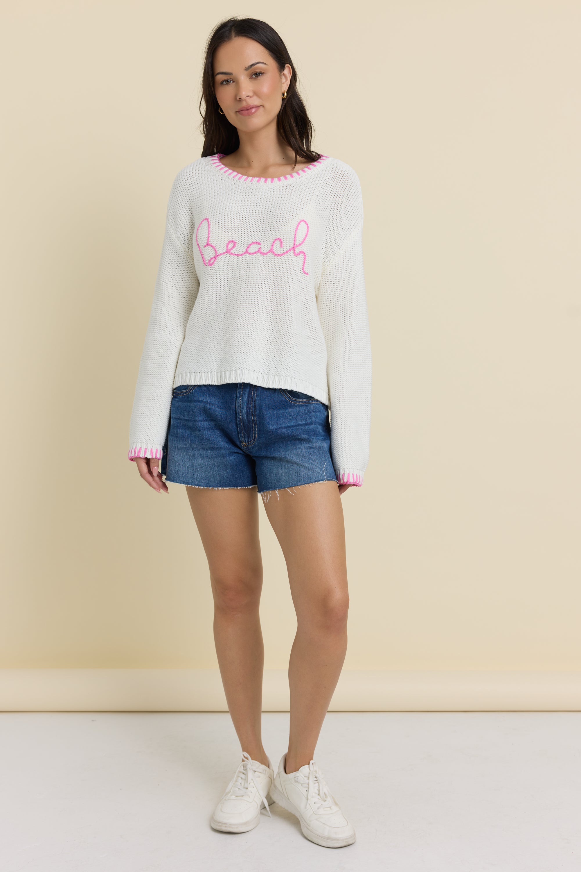 Beach Sweater with Whip Stitch
