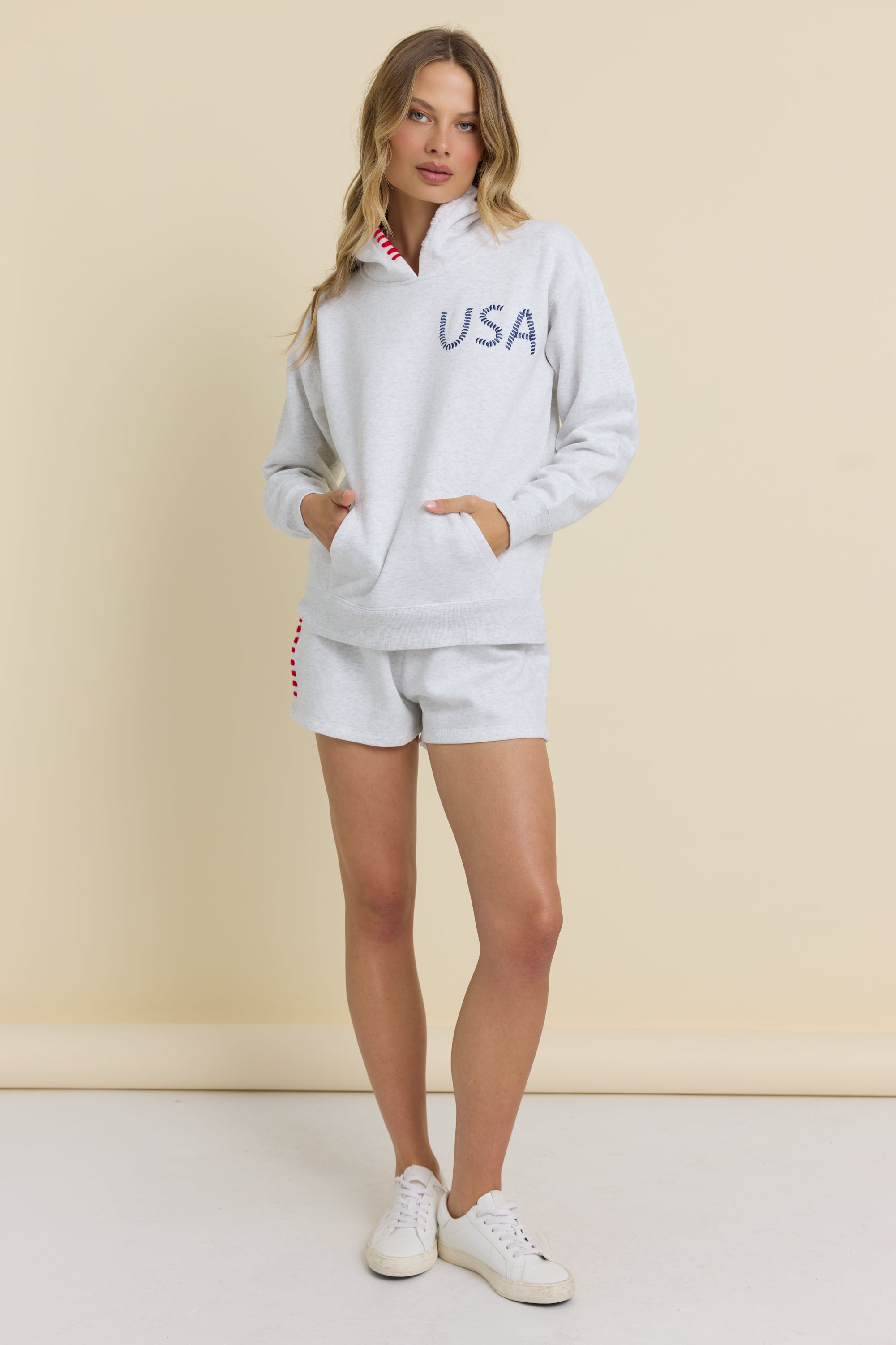 Embroidered Surf Wash Hoodie