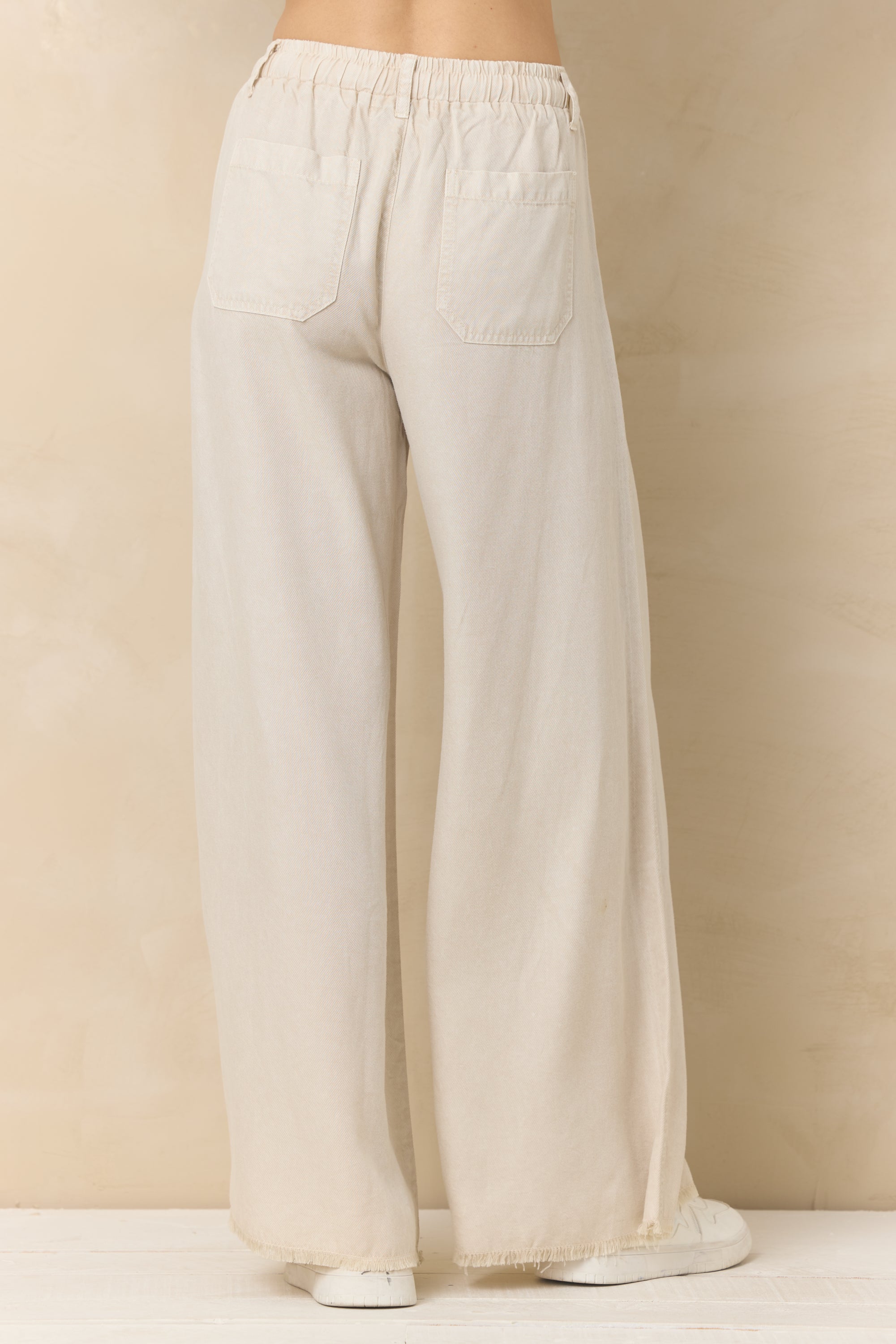 Soft Tan Wide Leg Pant