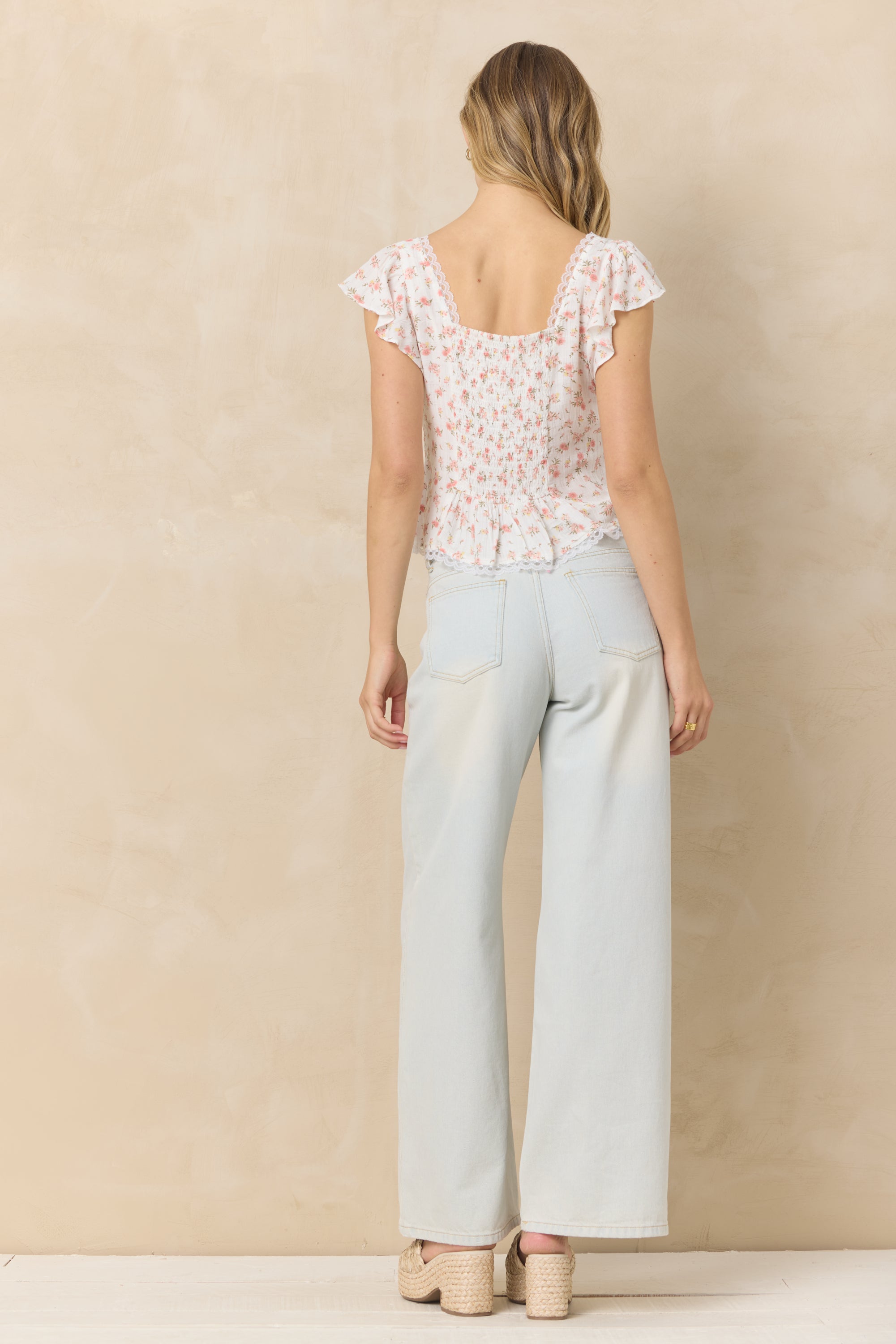Printed Woven Top