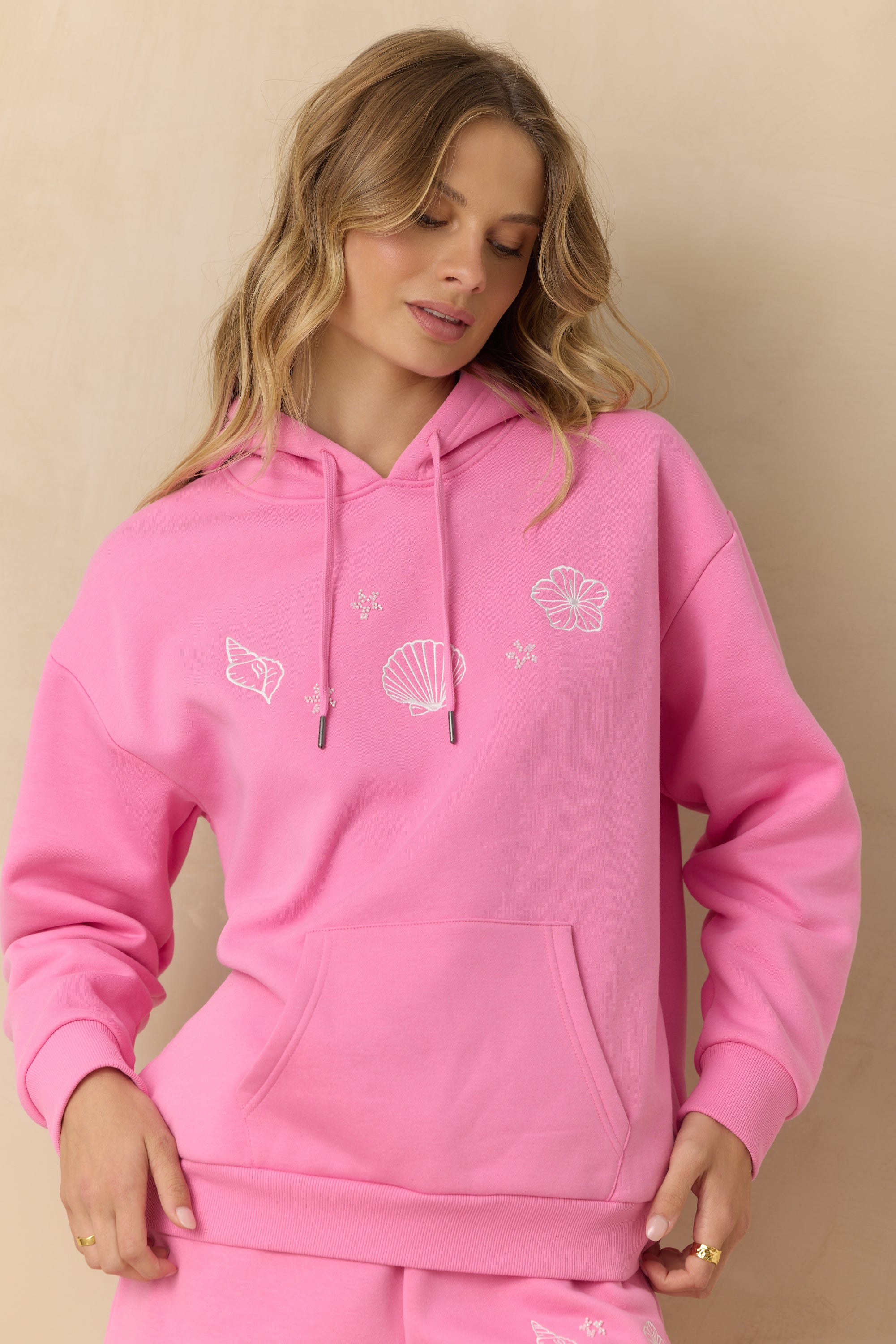 Embroidered Ultra Fleece Hoodie