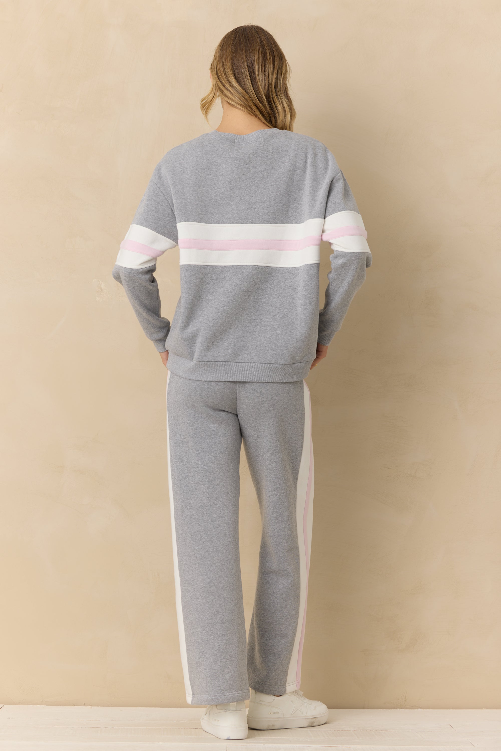 Vintage Fleece Colorblock Crew