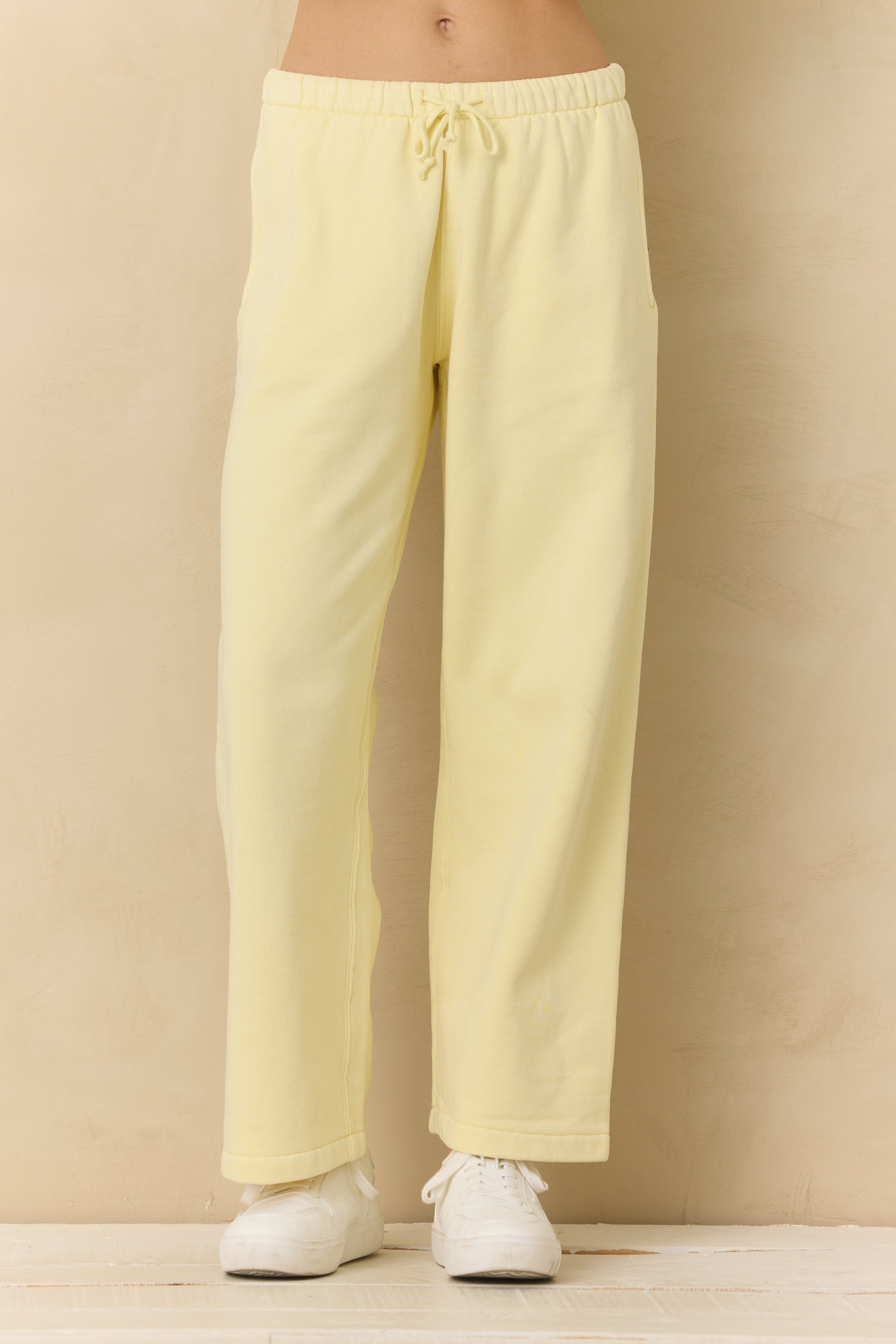 Heavyweight Knit Wide Leg Pant