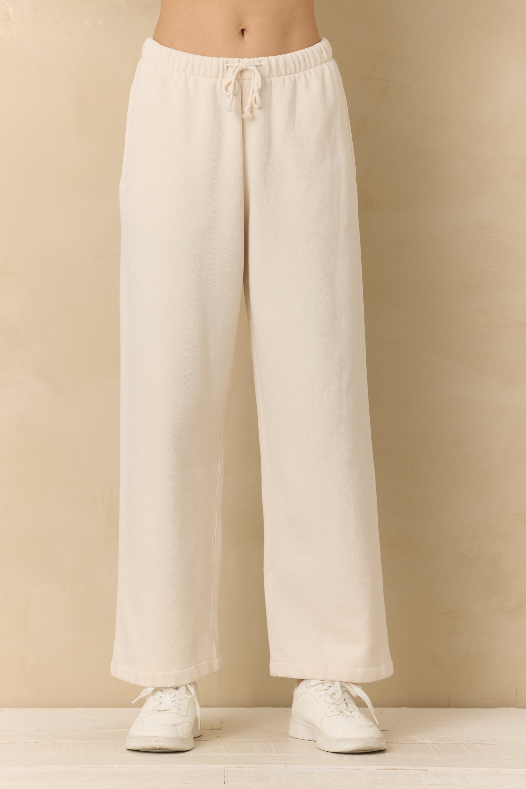 Heavyweight Knit Wide Leg Pant