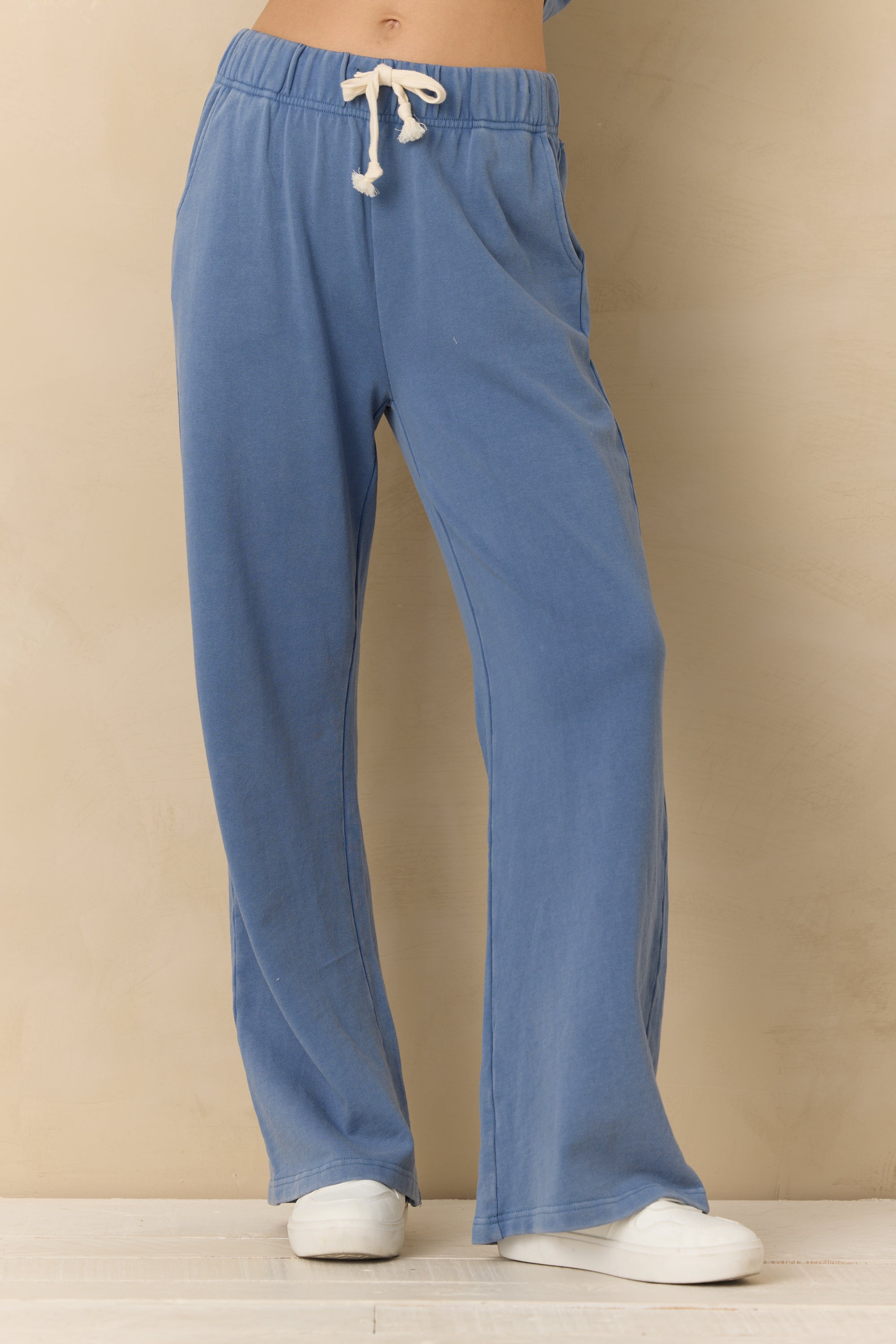 Heavyweight Knit Wide Leg Pant
