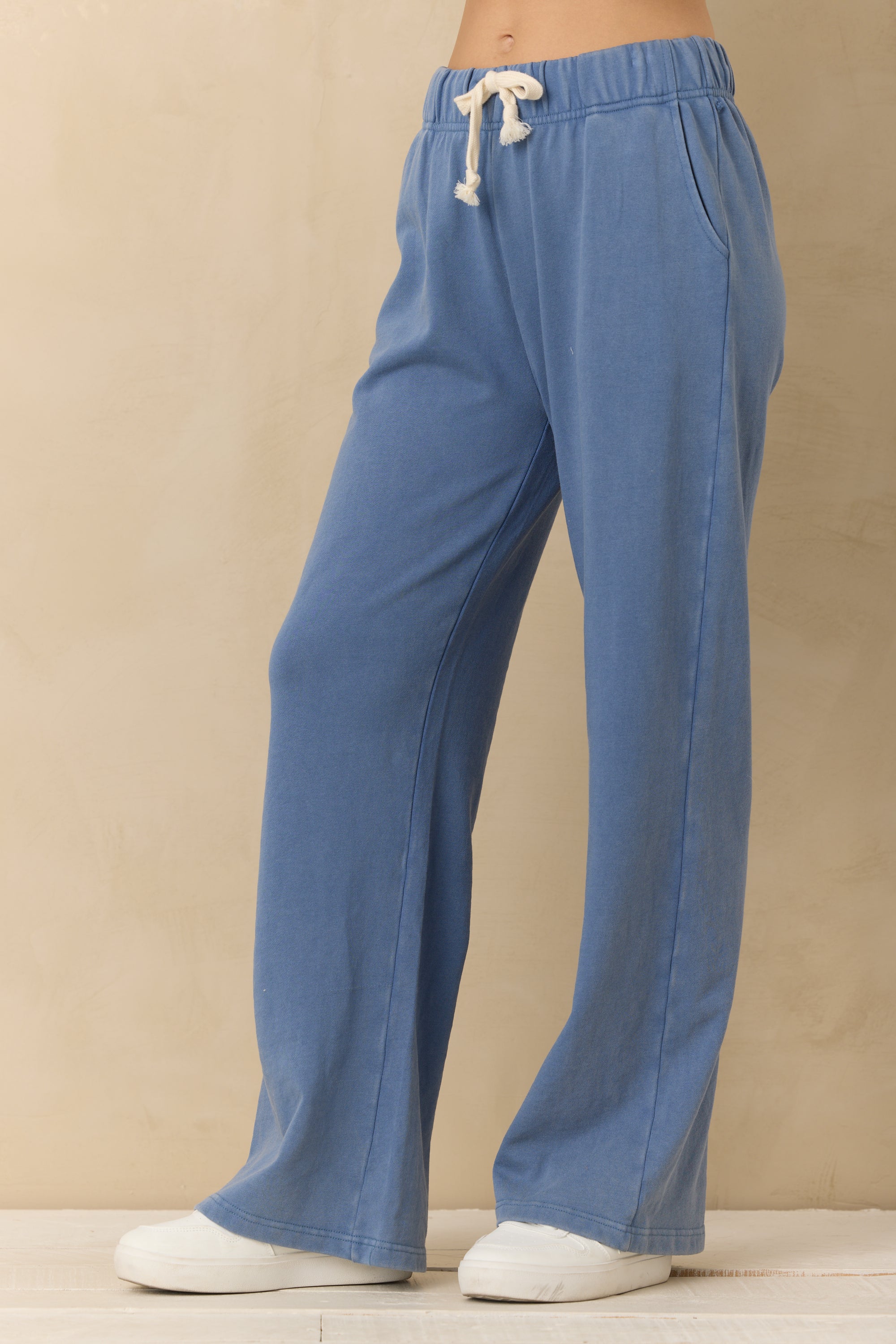 Heavyweight Knit Wide Leg Pant
