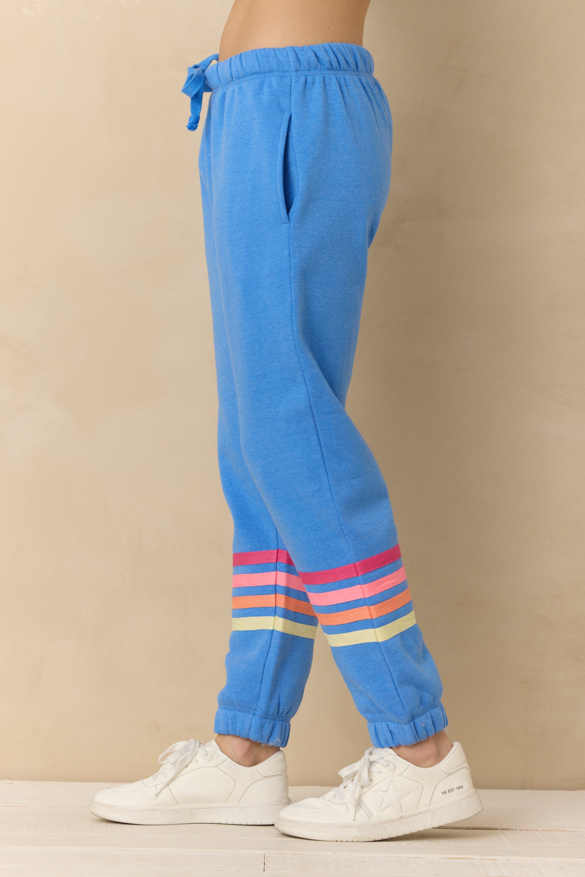 Stripe Heather Fleece Jogger