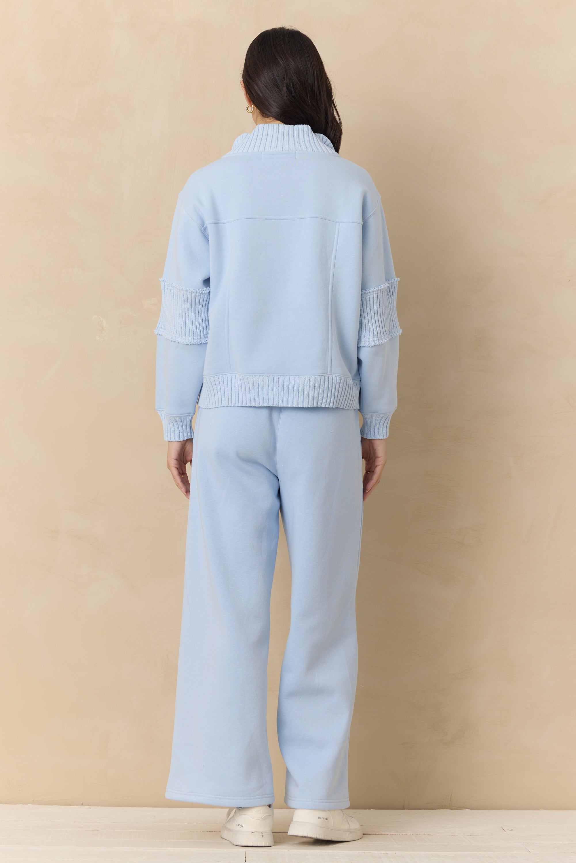 Vintage Fleece Quarter Zip with Rib