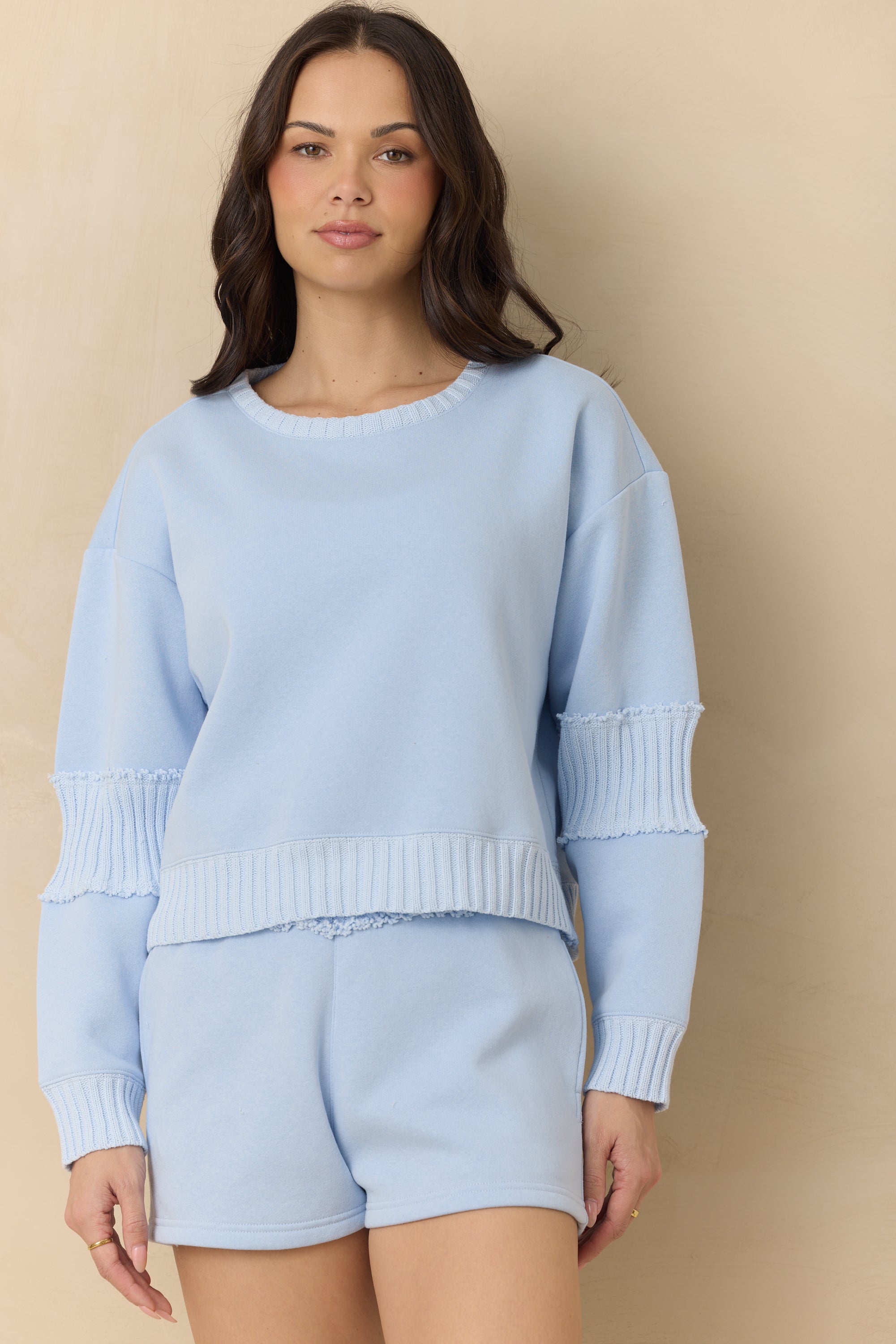 Vintage Fleece Crew with Rib