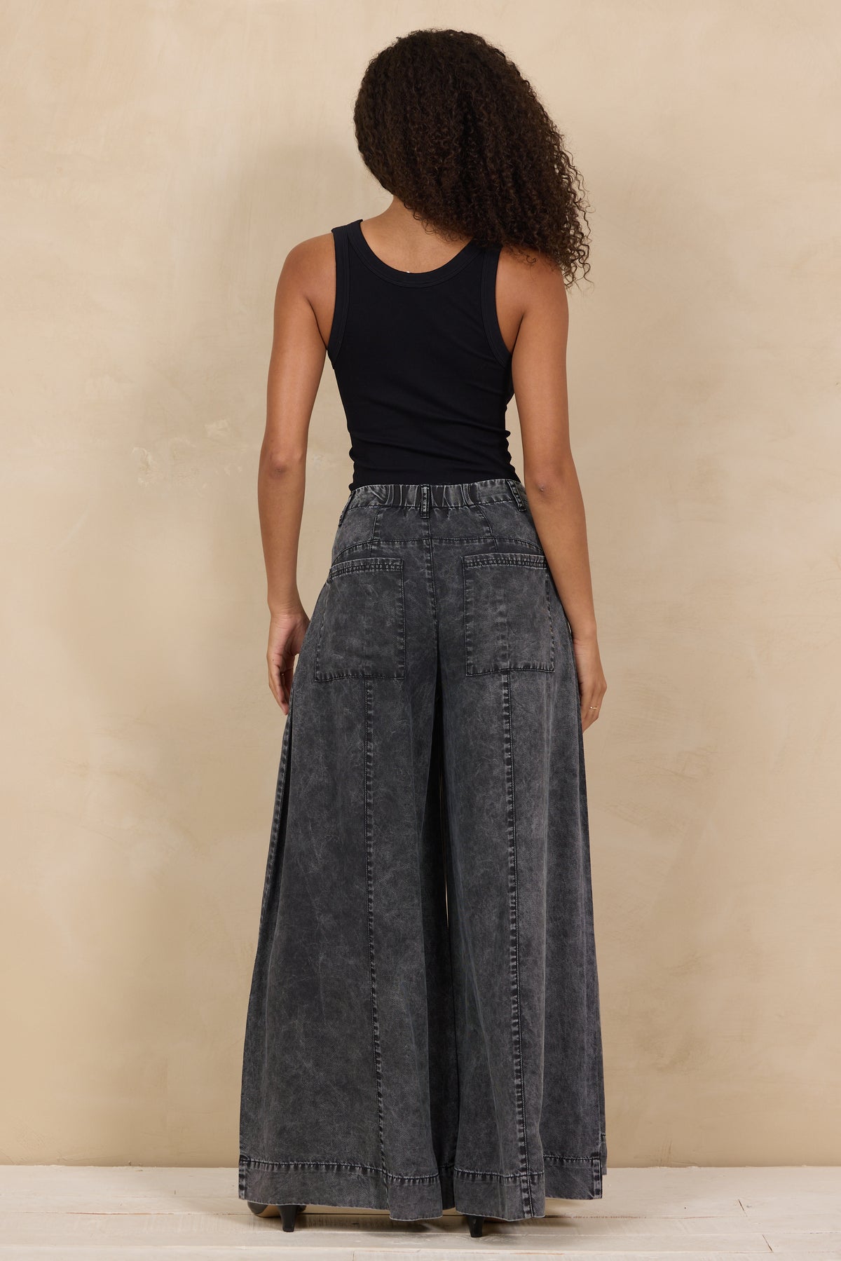 Tencel Ultra Wide Leg Pant