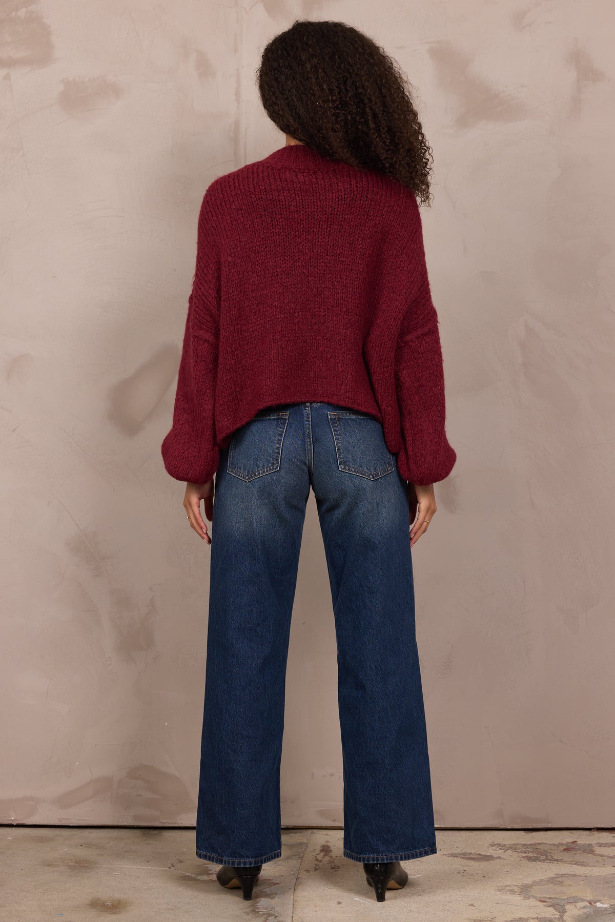 MOCK NECK SWEATER