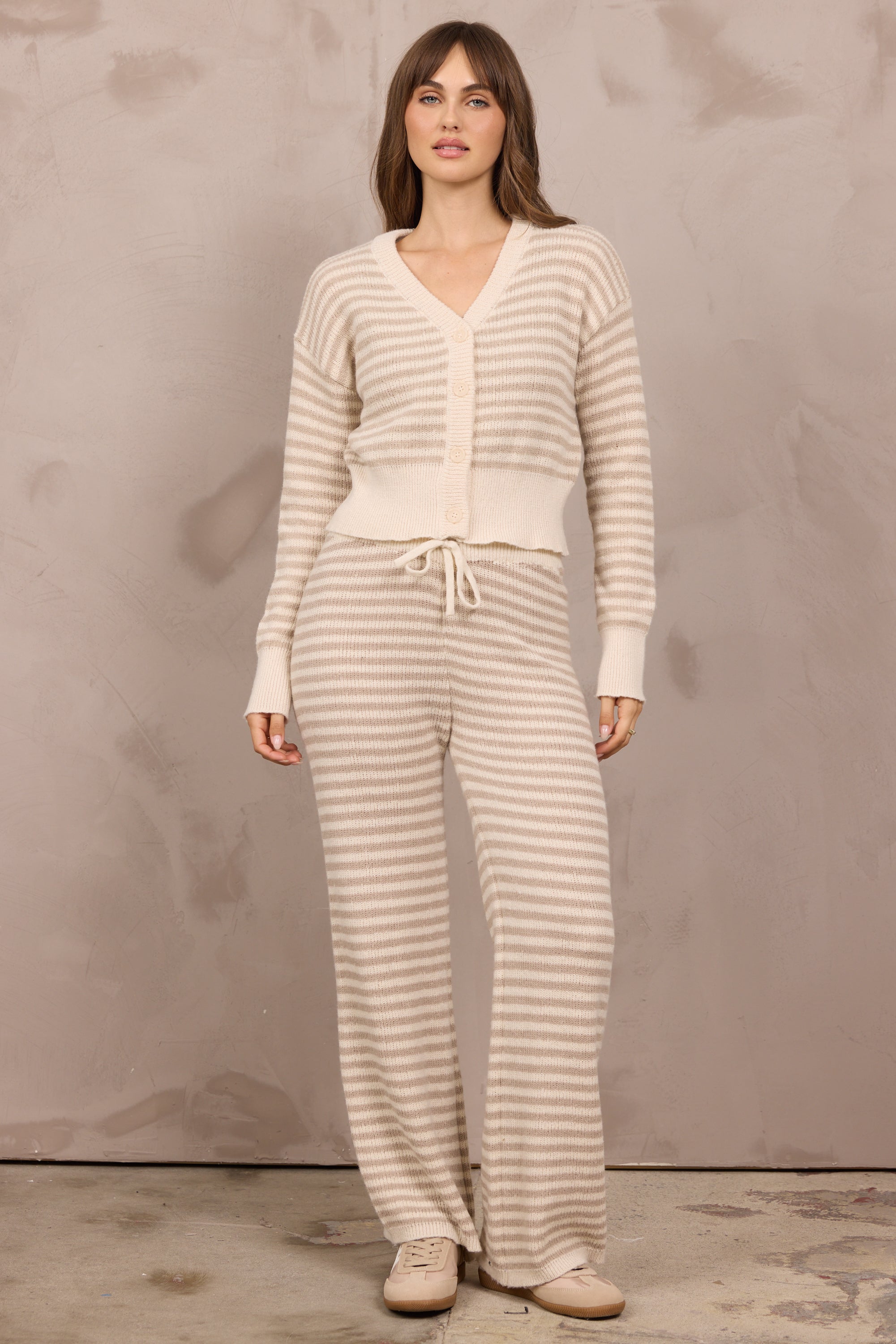 Sweater Terry Wide Leg Pant