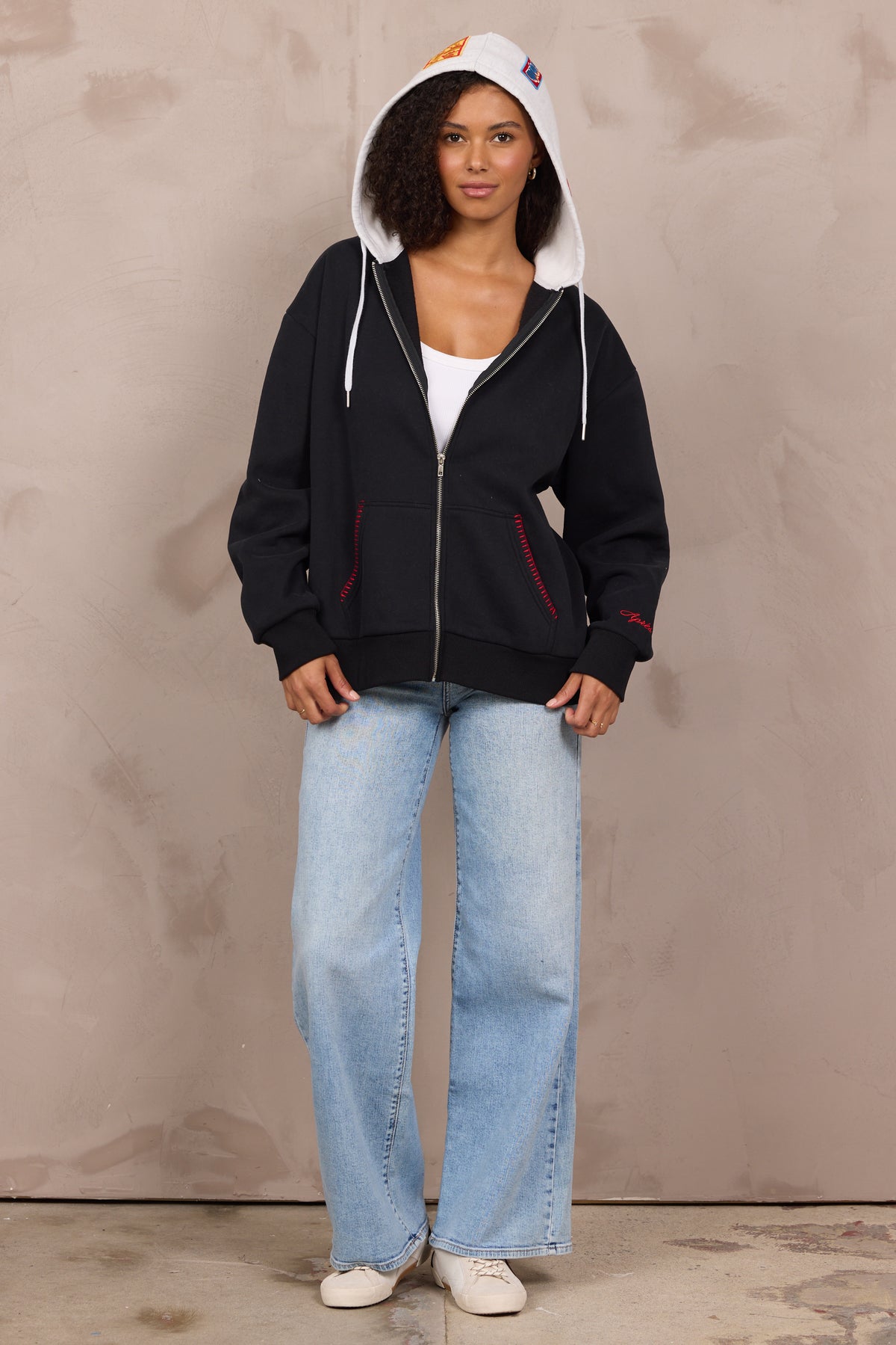 Soft Surfwash Zip Up w/ Patches
