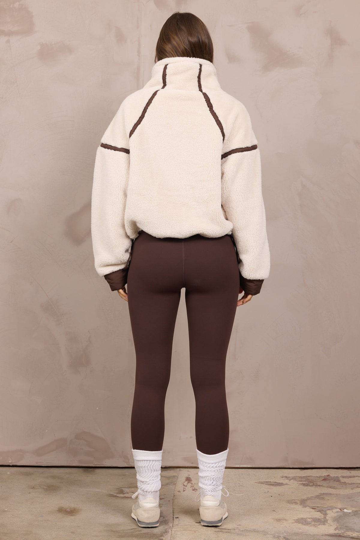 Sherpa Quarter Zip w/ Contrast Binding