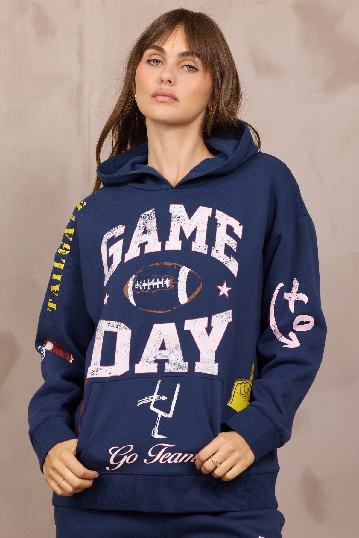 All Over Printed Comfort Fleece Hoodie