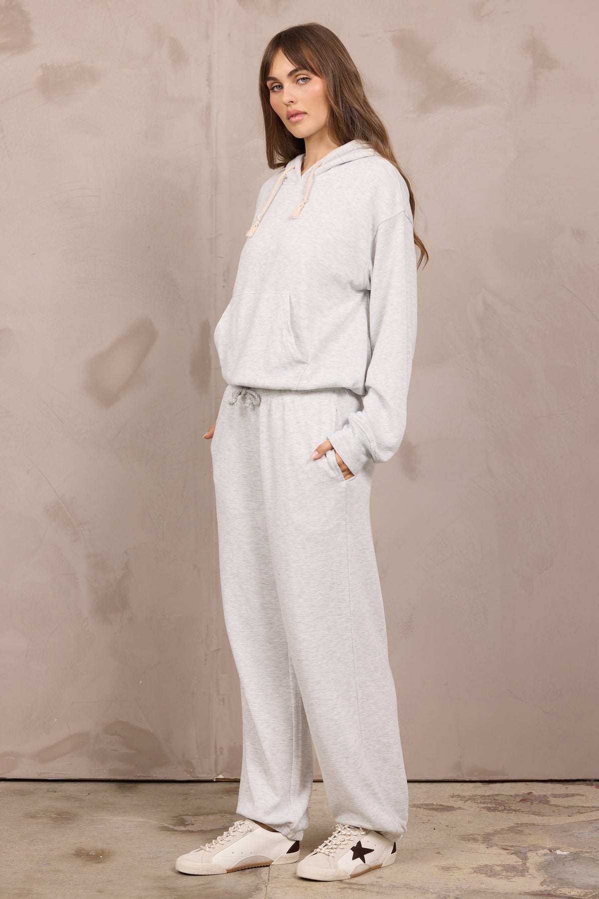 Butter Fleece Bubble Hem Hoodie