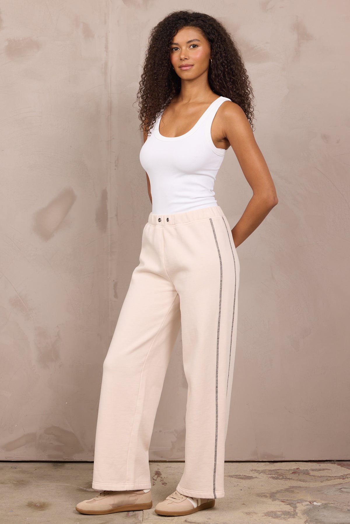 Garment Dye Pant w/ Contrast Stitching