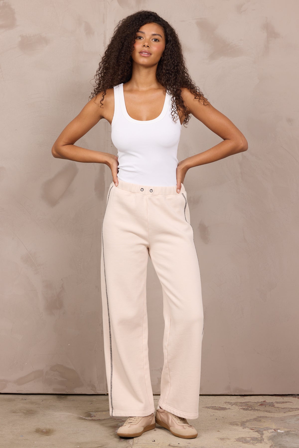 Garment Dye Pant w/ Contrast Stitching